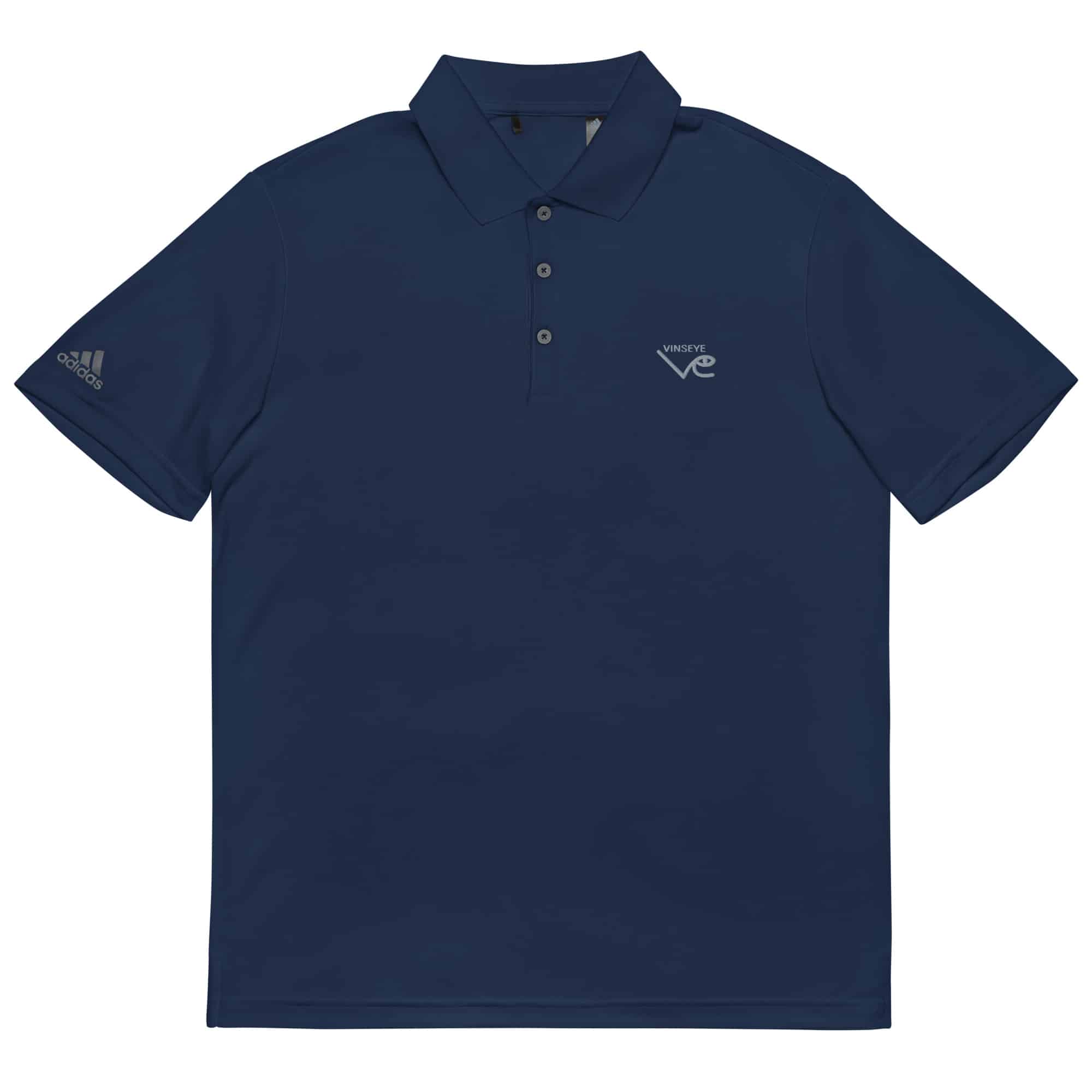 Polo Homme Performance navy Adidas x Vinseye-influensse