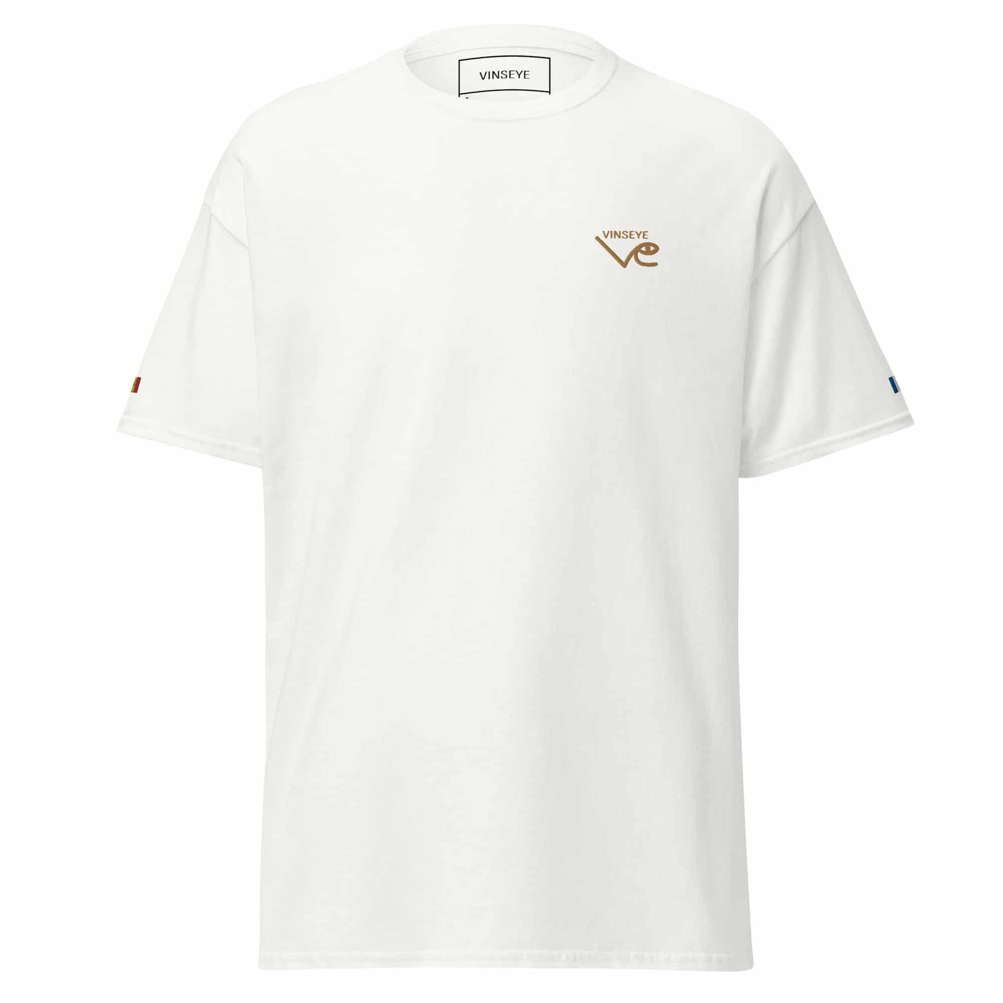 Tee bi flag blanc Vinseye-influensse