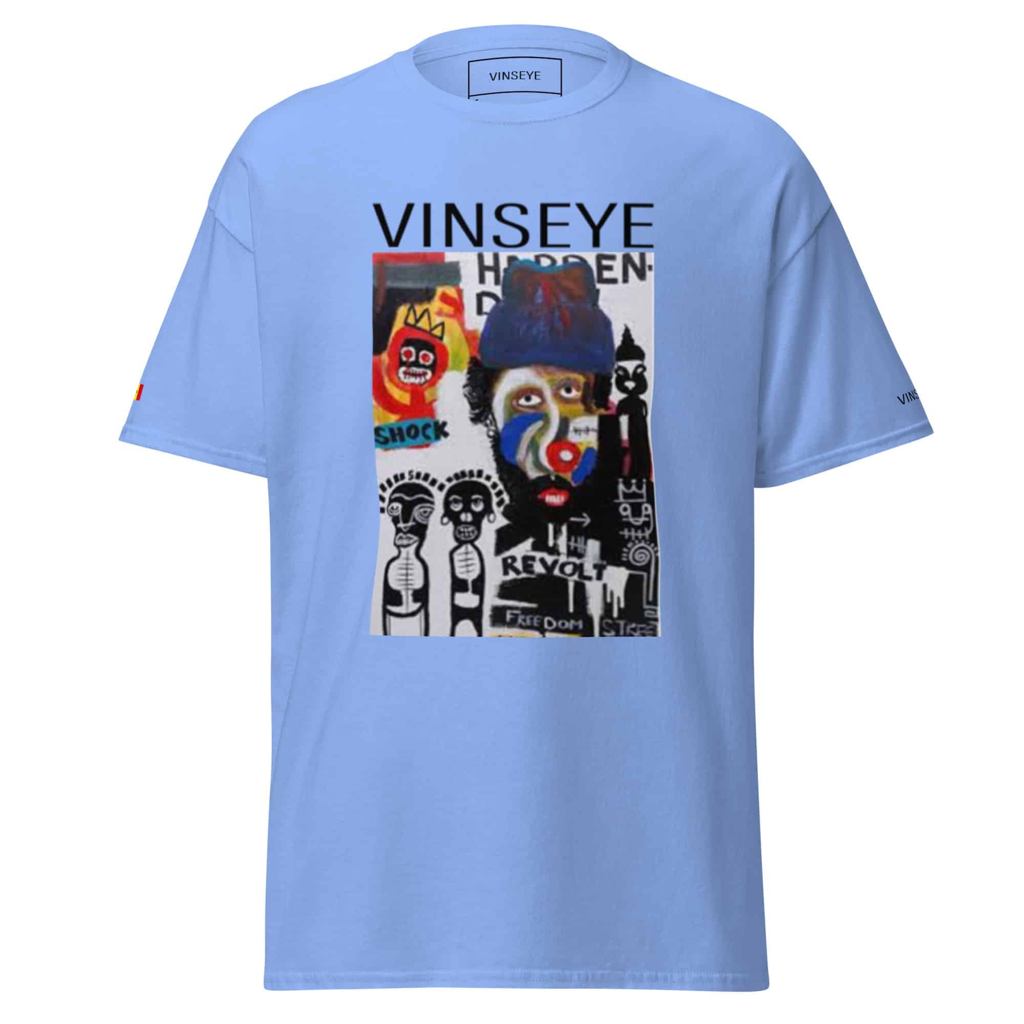 Tee Revolt carolina blue Vinseye-influensse