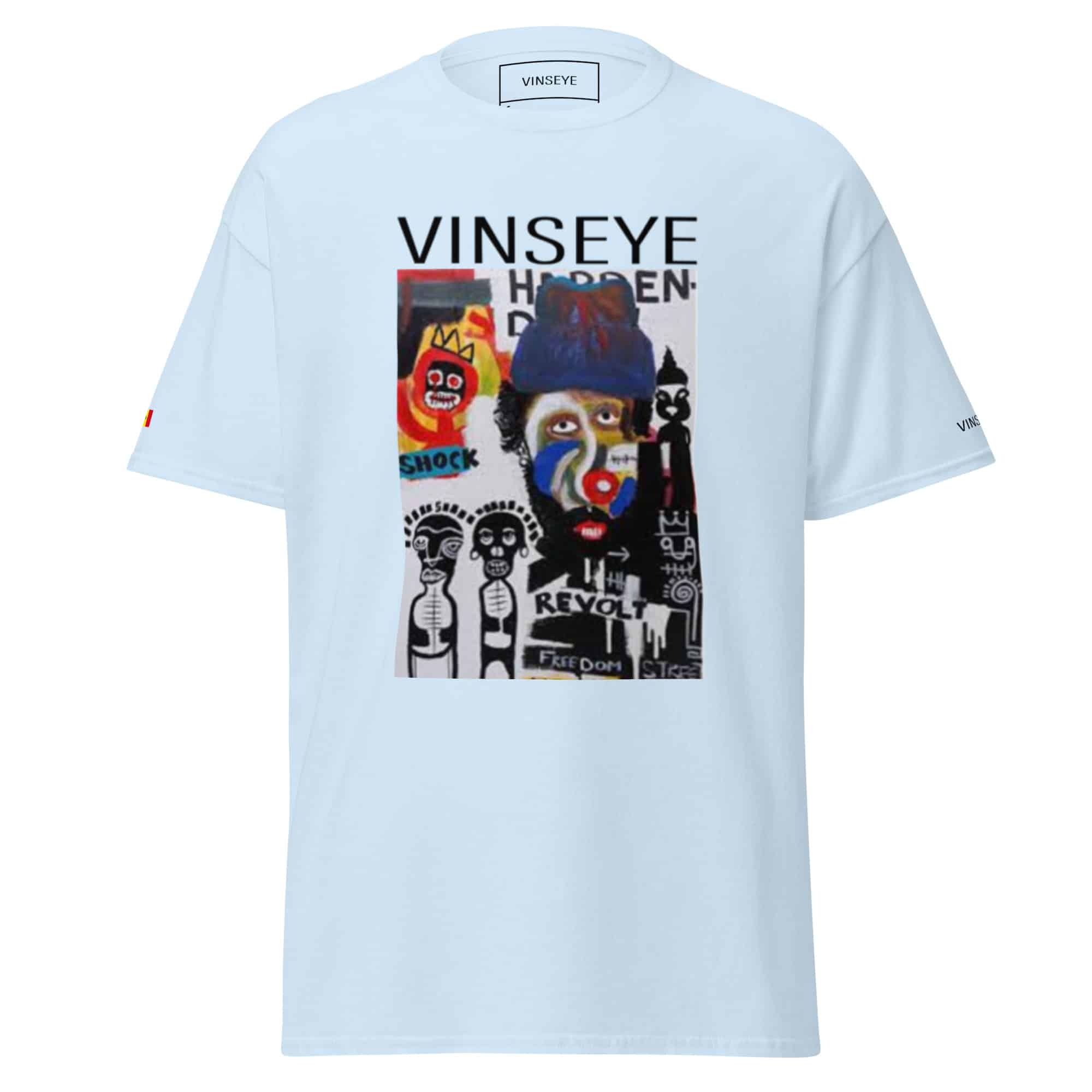 Tee Revolt light blue Vinseye-influensse