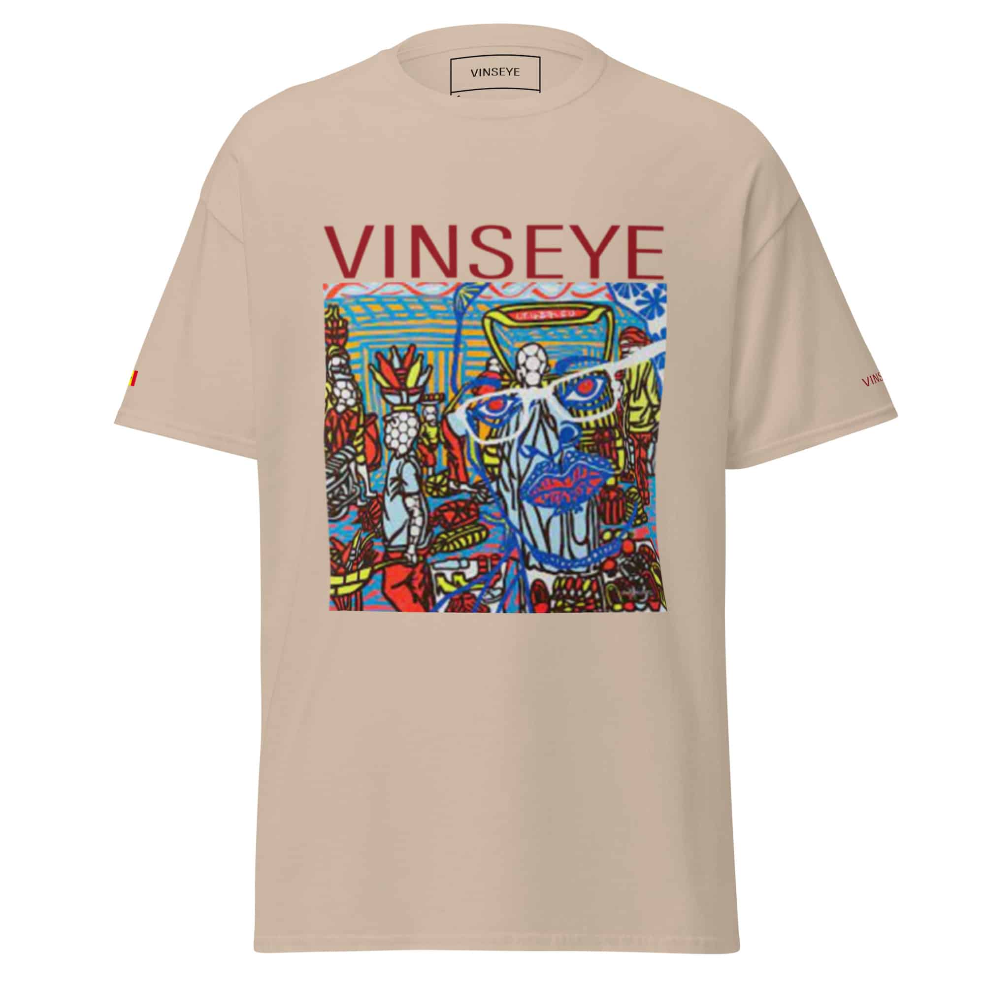 Tee Red eyes sand Vinseye-influensse