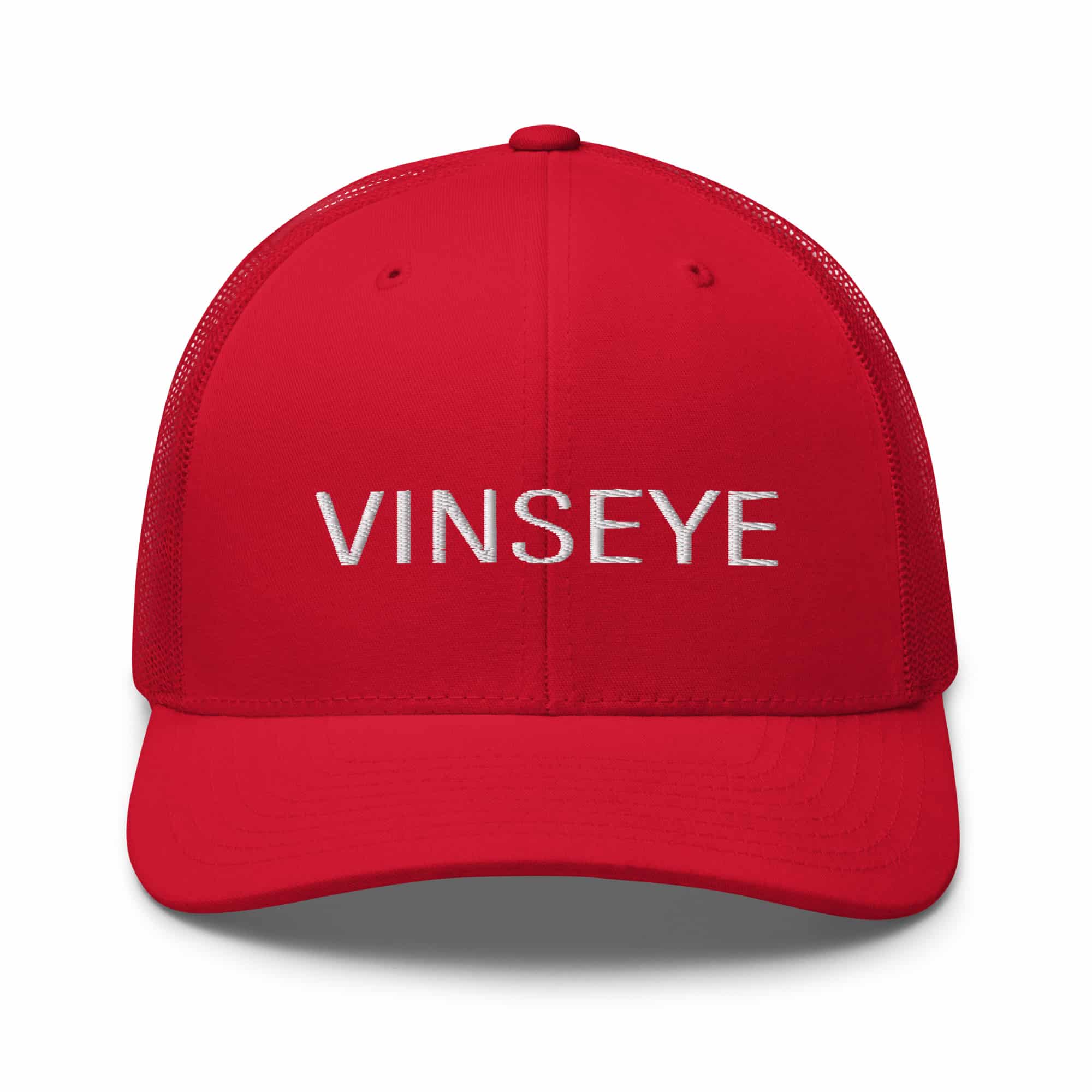 Casquette trucker rétro rouge Vinseye-influensse