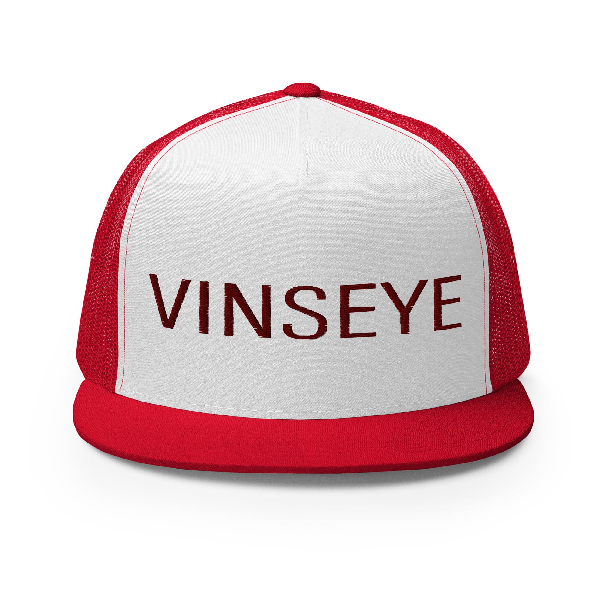 Casquette trucker classic rouge Vinseye-influensse