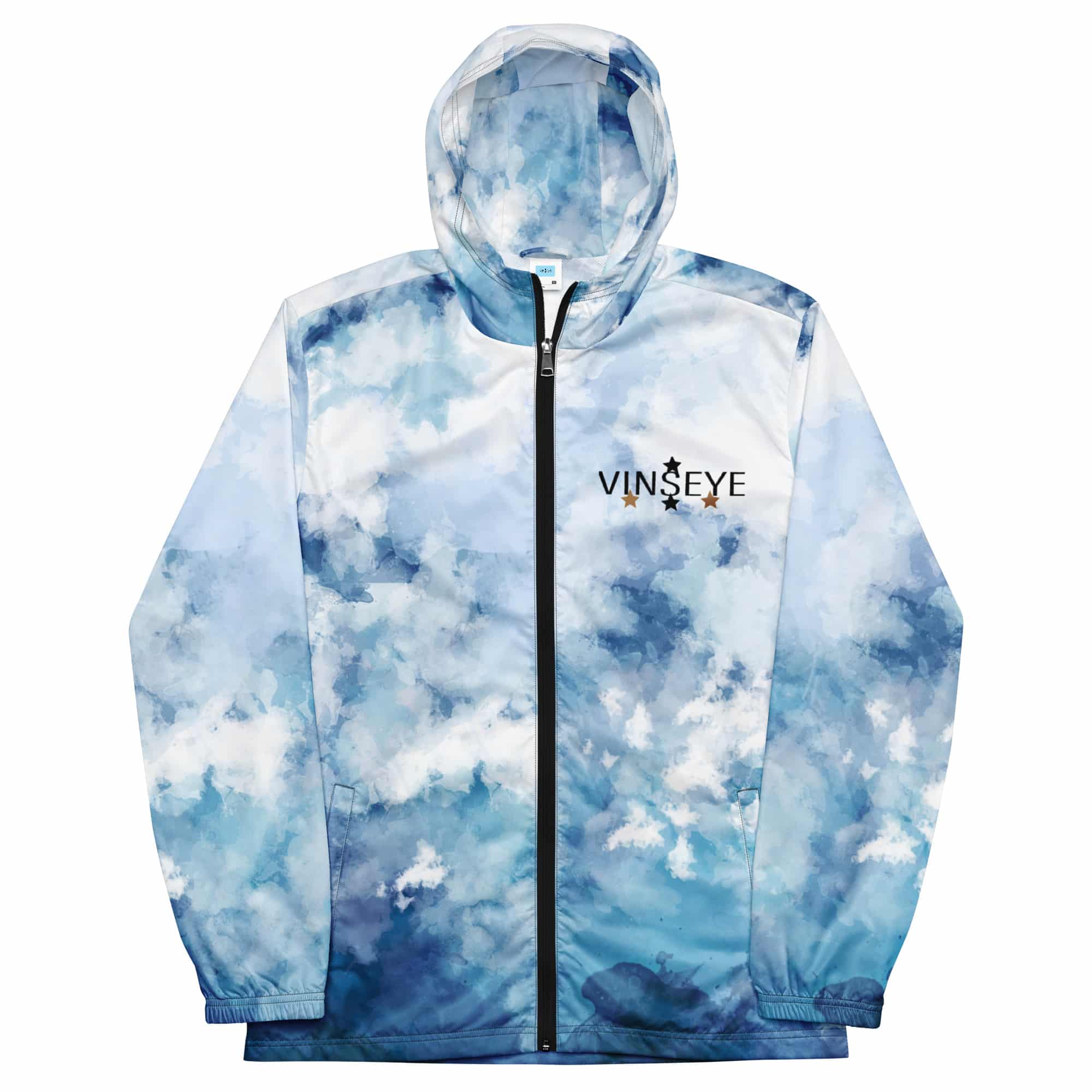 Coupe vent Skull one eye watercolor star vinseye-influensse