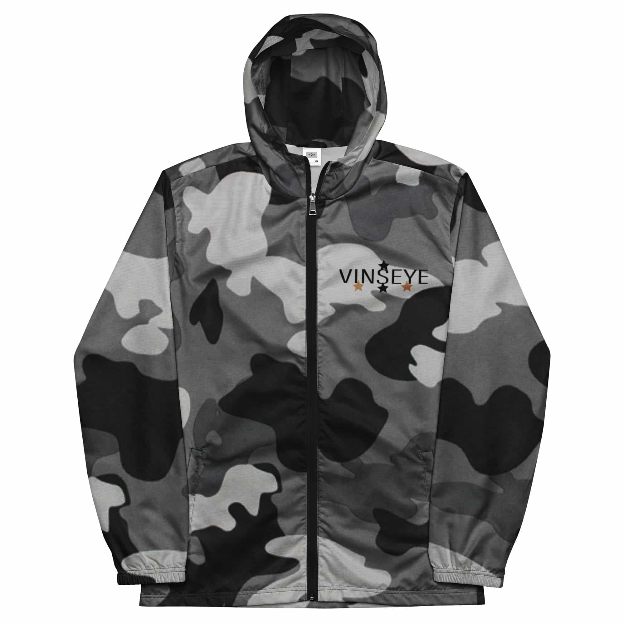 Coupe vent Skull one eye camo gris star vinseye-influensse