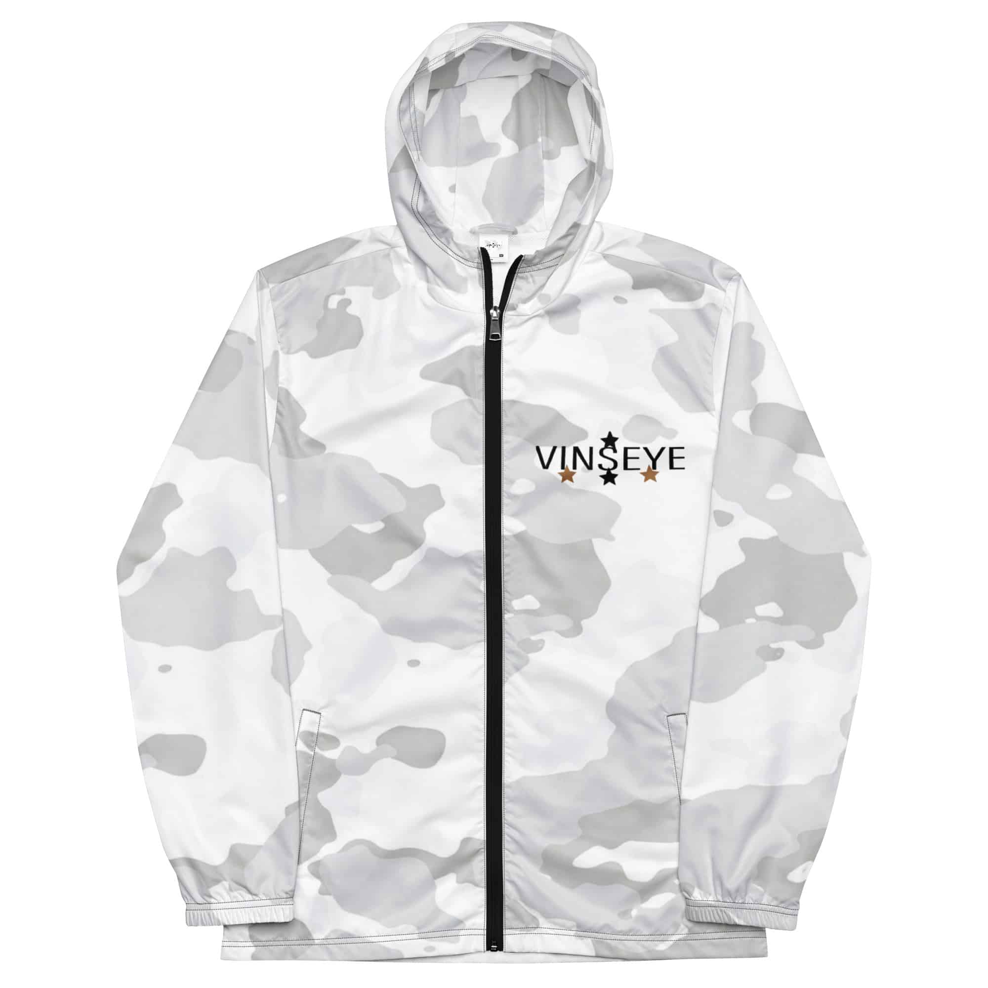 Coupe vent Skull one eye camo blanc star vinseye-influensse