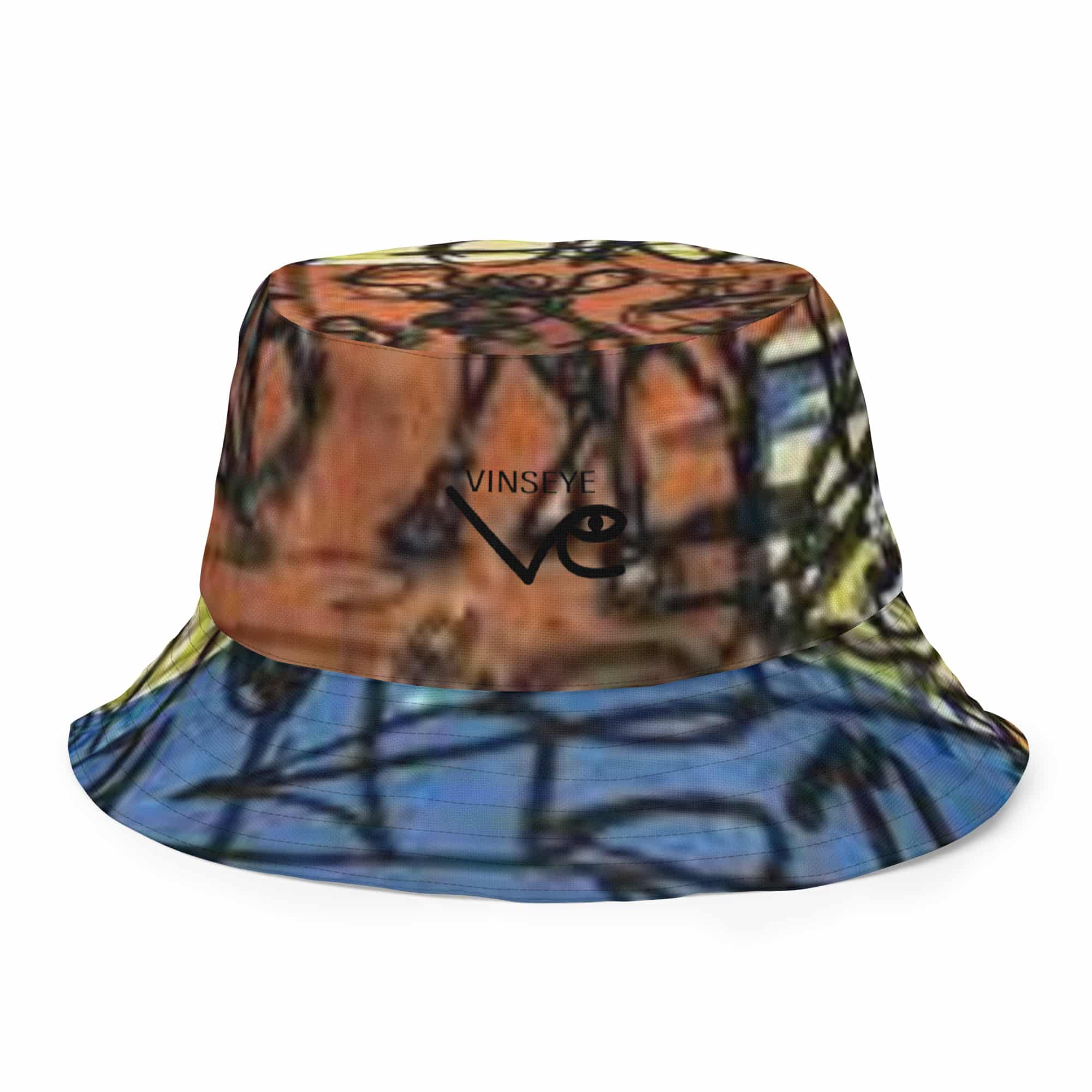 Bob réversible Art graphique Kelly green Vinseye-influensse