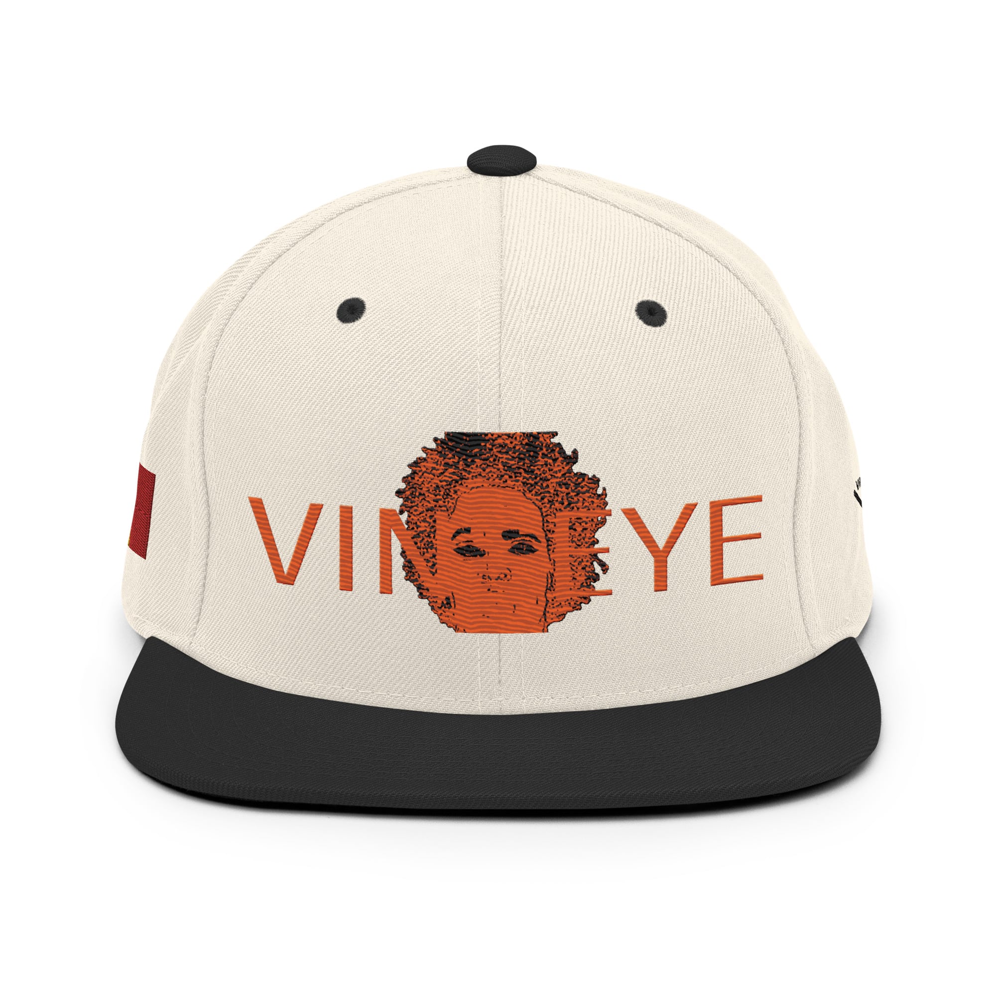 Casquette black face flag natural noir Vinseye-influensse