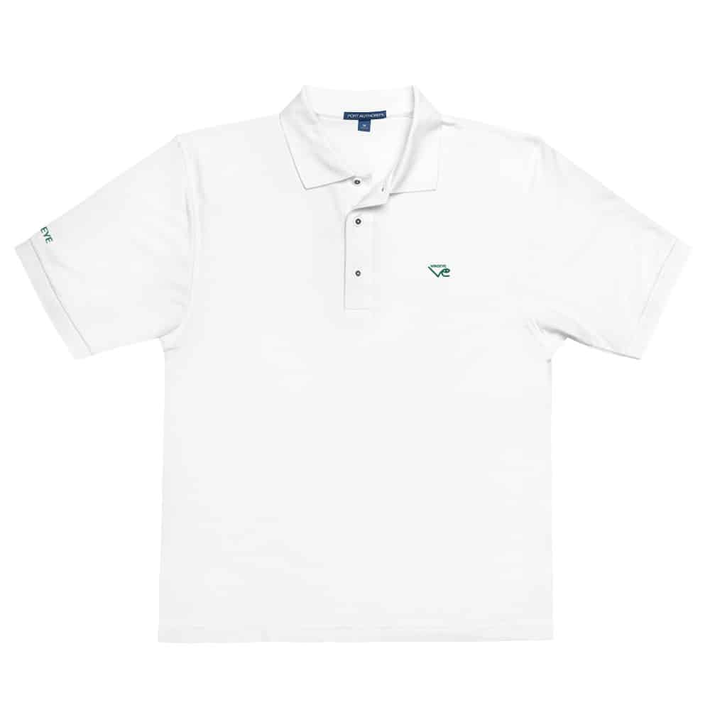 Polo Homme blanc Kelly green Vinseye-influensse
