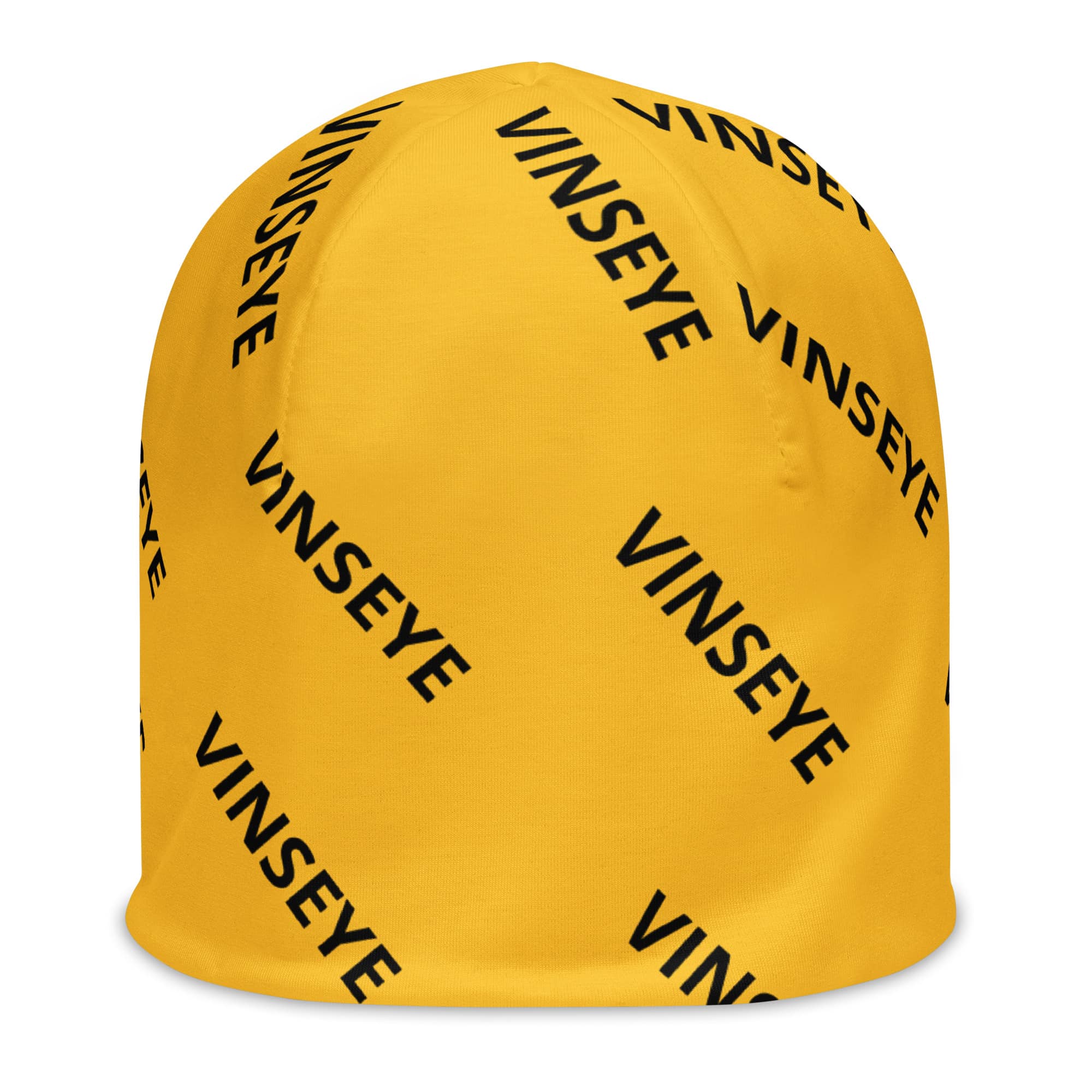 Bonnet jaune monogram Vinseye-influensse