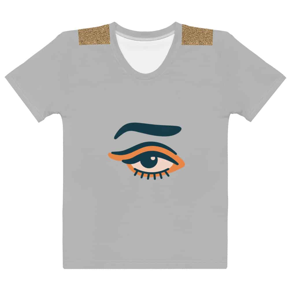 Tee lady One Eye animal argent Vinseye-influensse