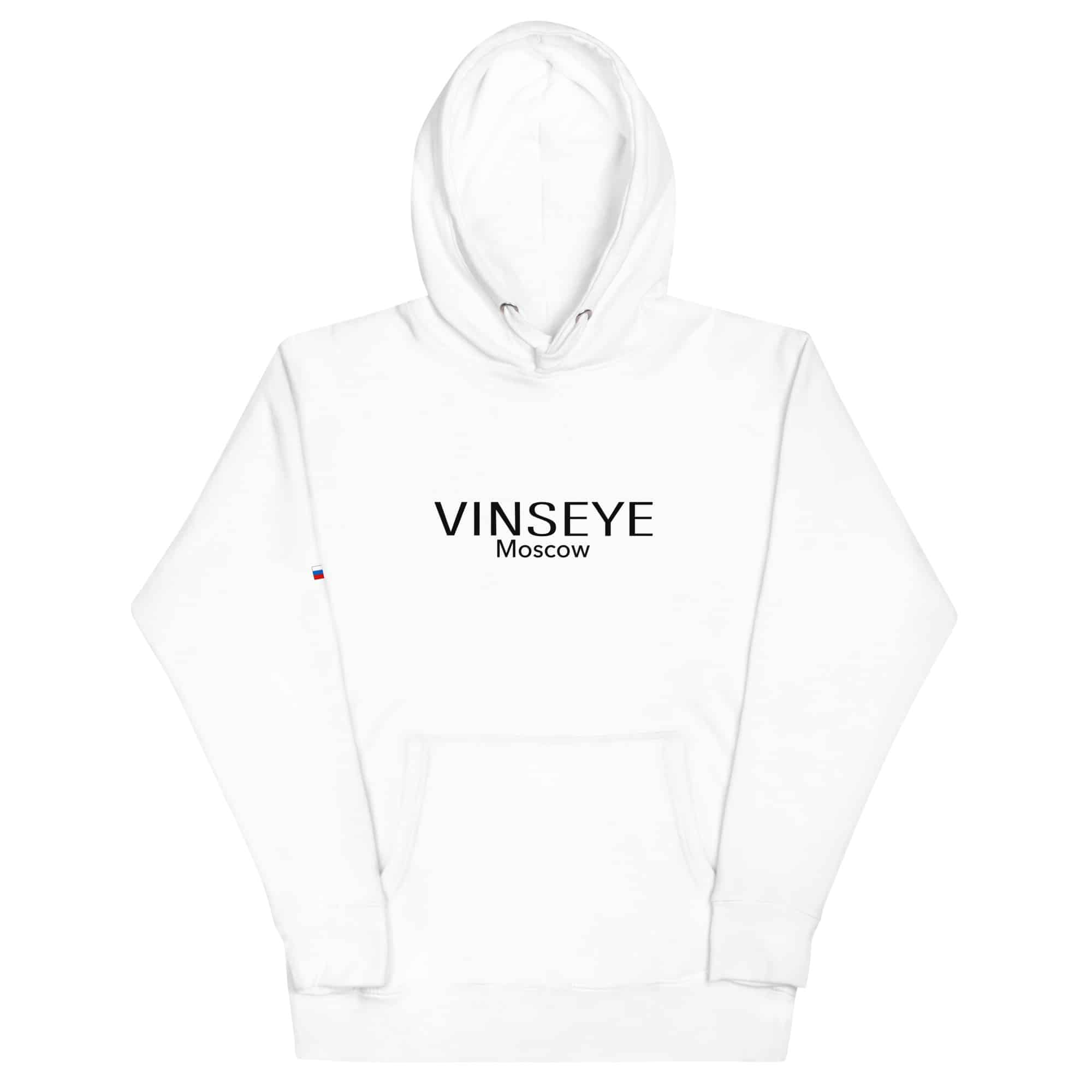 Sweat à capuche Ltd blanc Moscow Vinseye-influensse