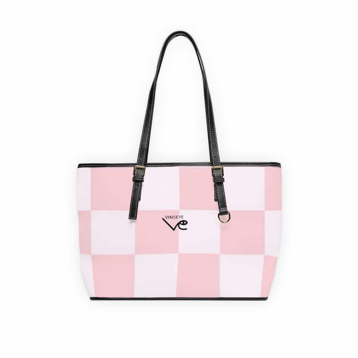 Cabas cuir damier rose Vinseye-influensse