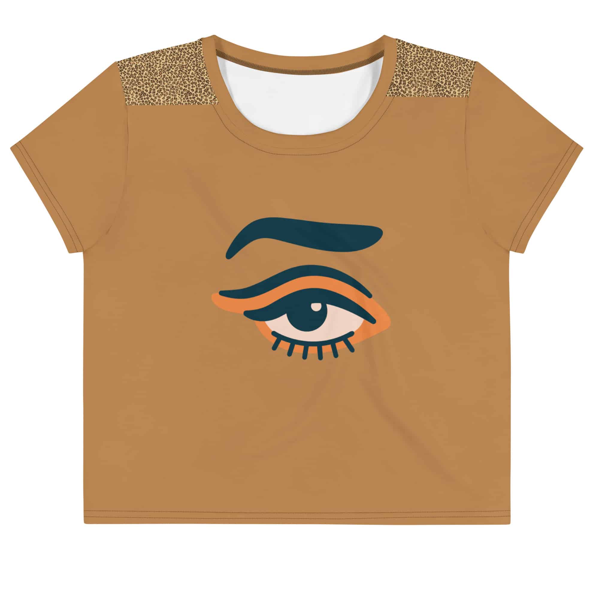 Crop top One Eye animal nude Vinseye-influensse