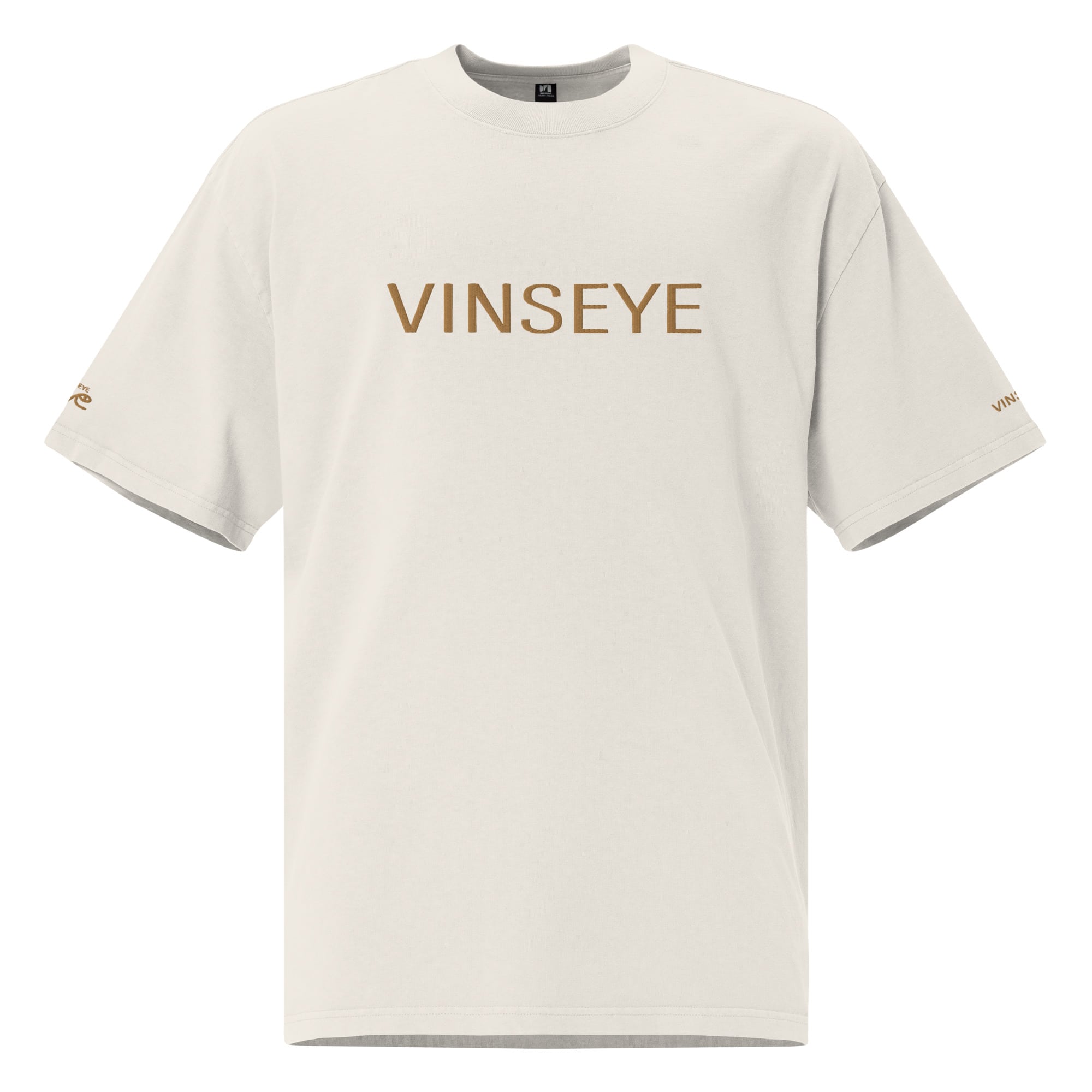 Tee oversize gris délavé Vinseye-influensse
