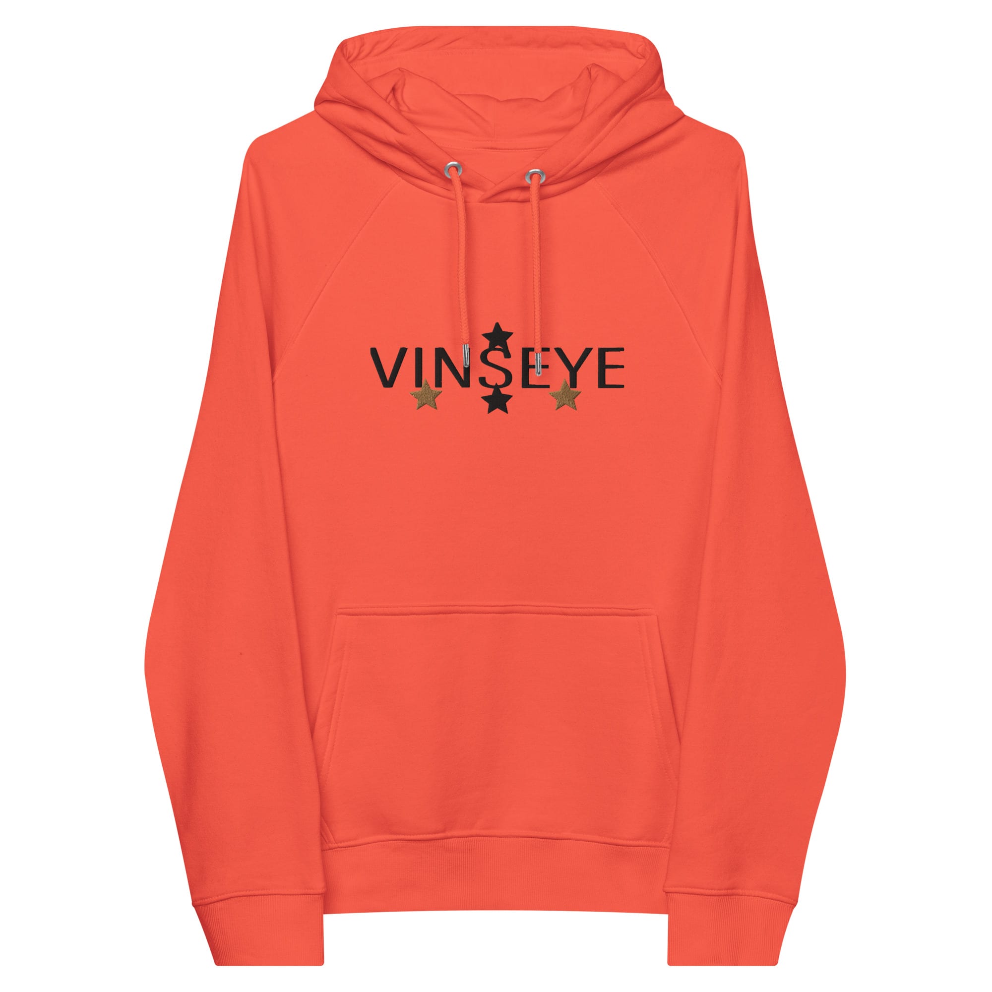 Sweat à capuche bio Burnt orange Star Vinseye-influensse