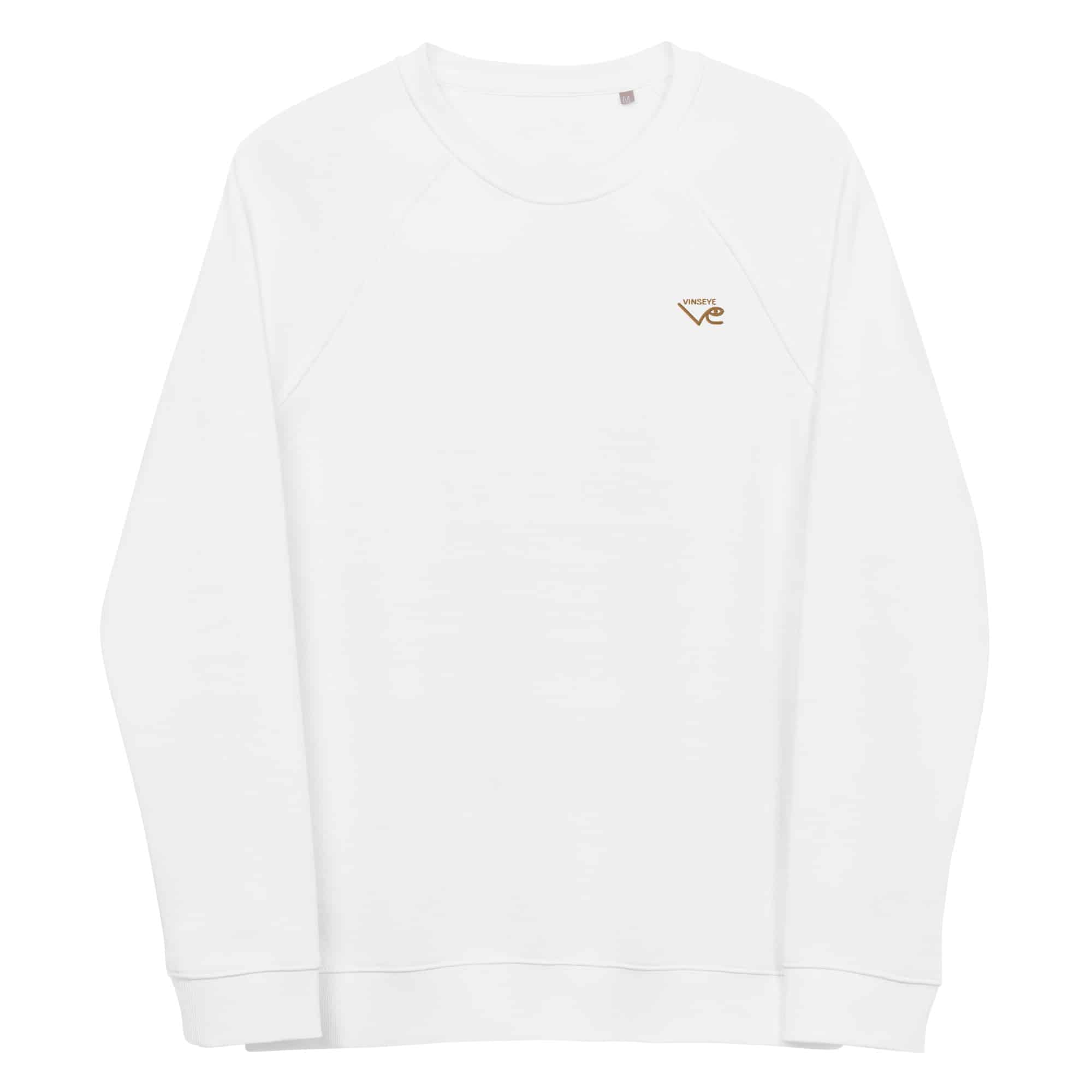 Sweat bio blanc old gold Vinseye-influensse