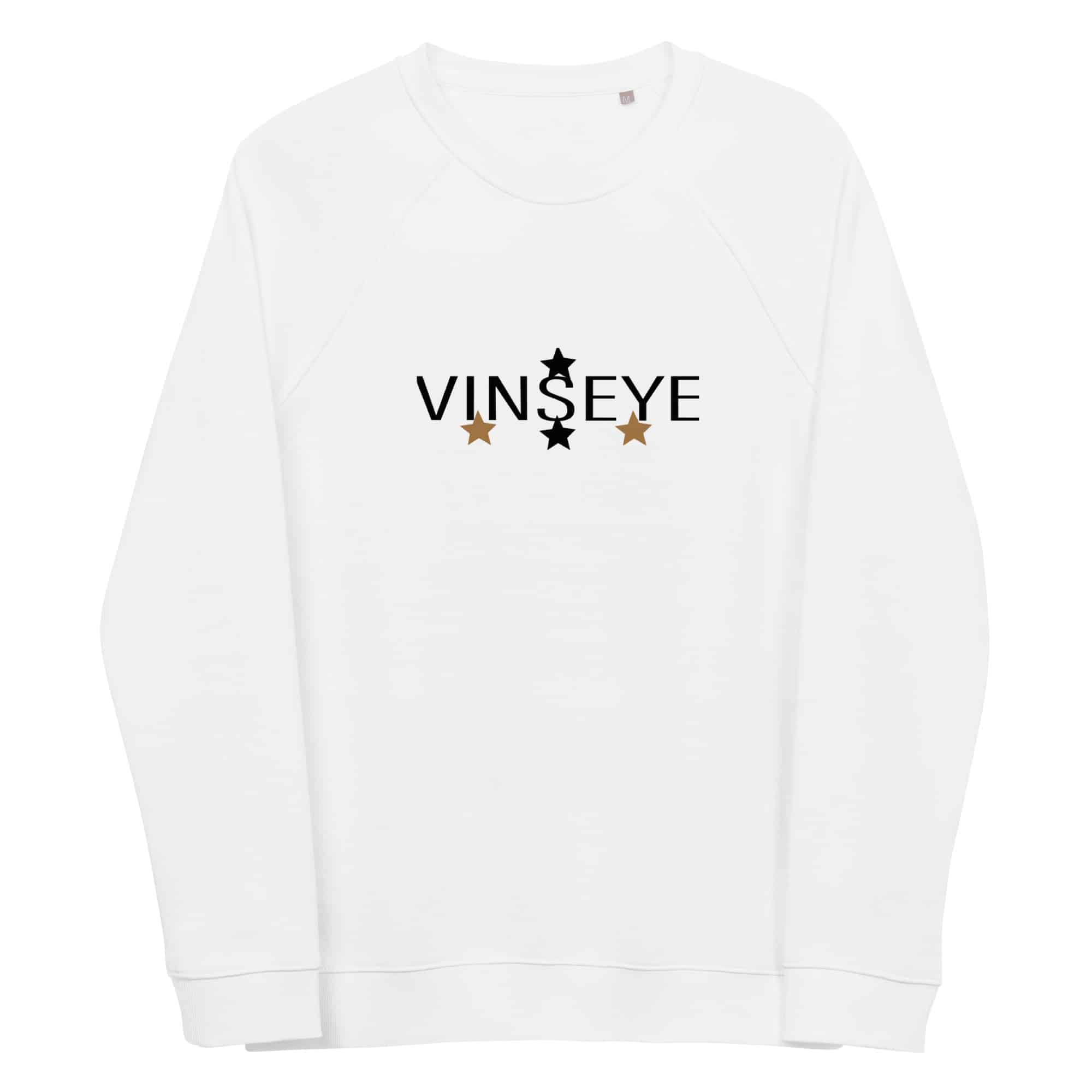 Sweat bio blanc star Vinseye-influensse