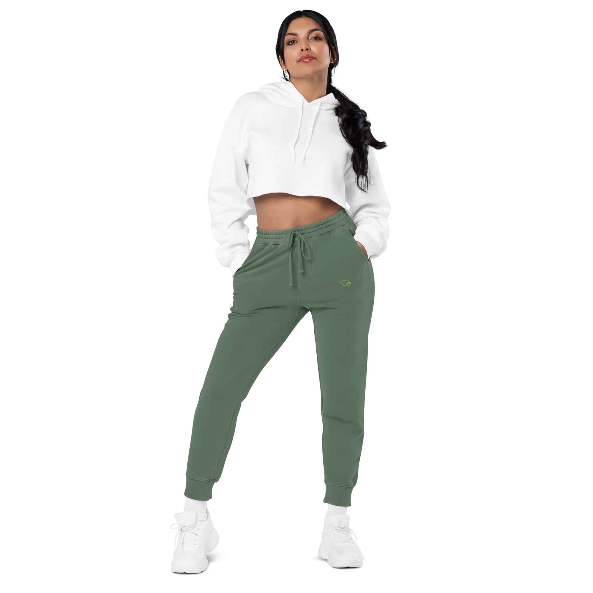 Pantalon jogging pigment vert alpine Vinseye-influensse