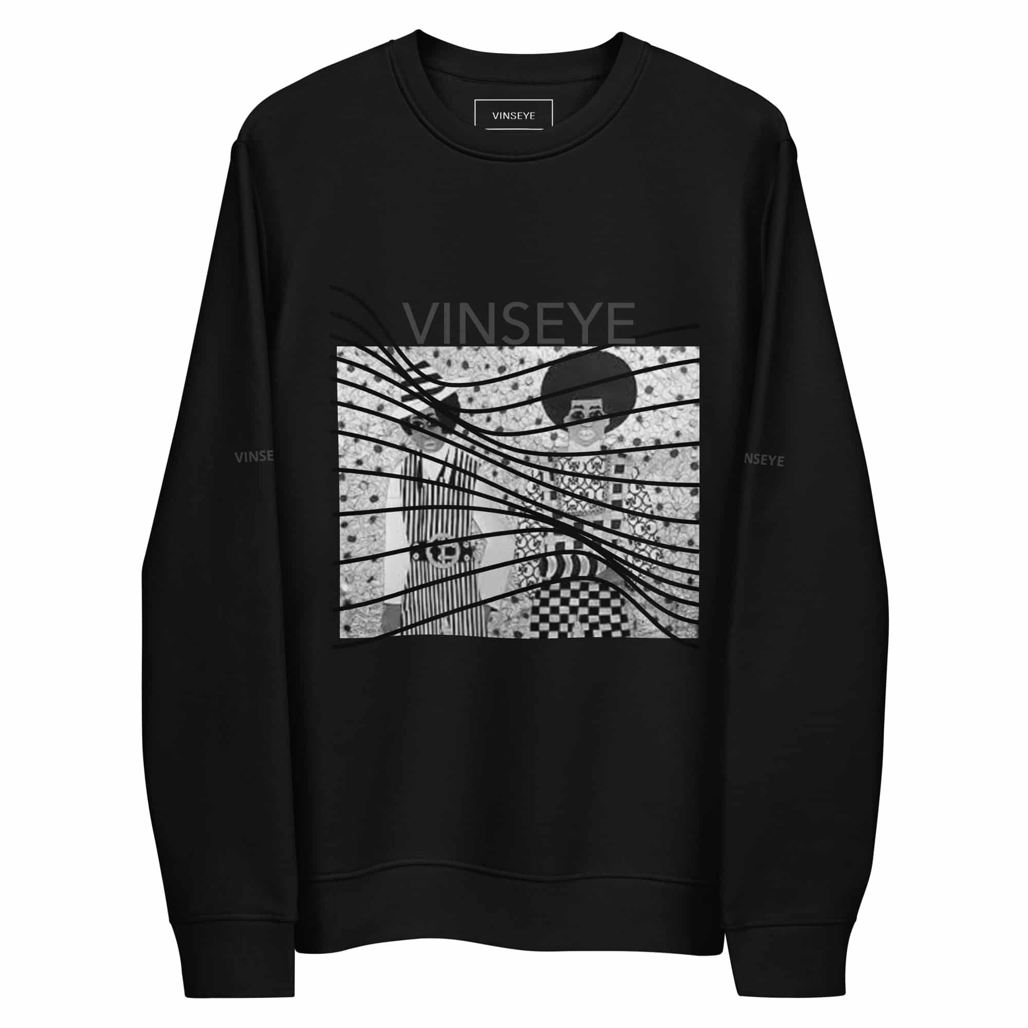 Sweat éco Afro style noir Vinseye-influensse
