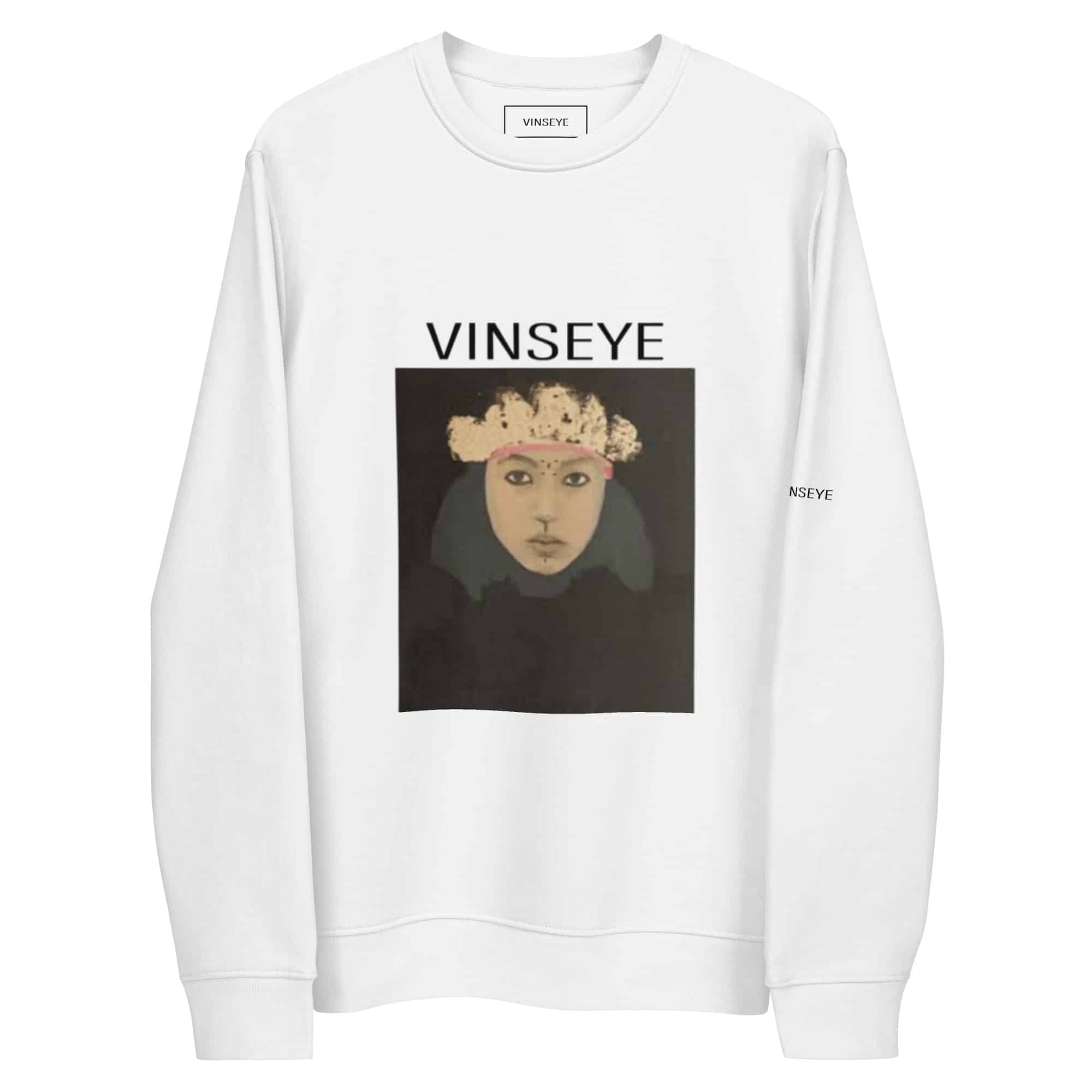 Sweat éco Peul blanc Vinseye-influensse