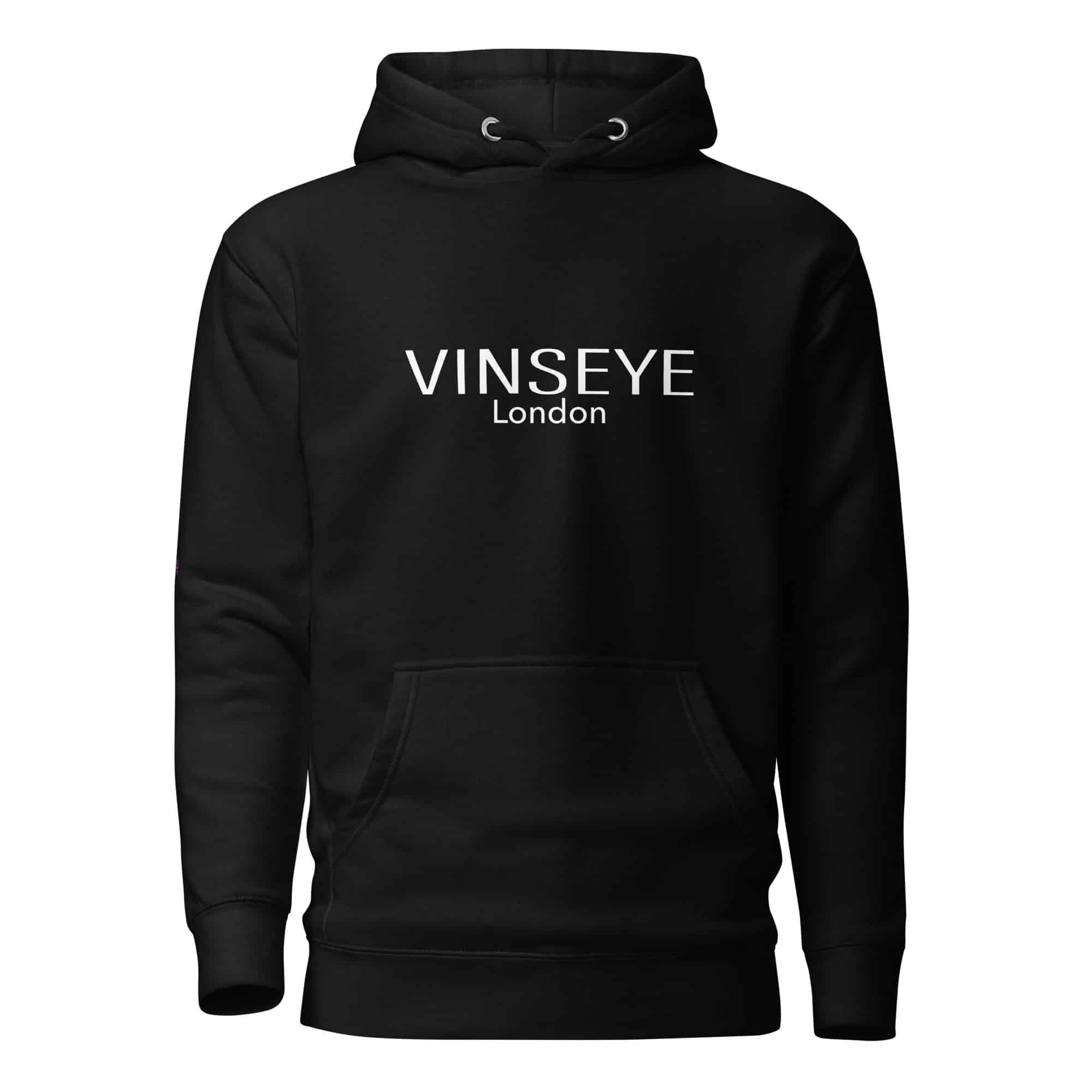 Sweat à capuche Lady Ltd noir London Vinseye-influensse