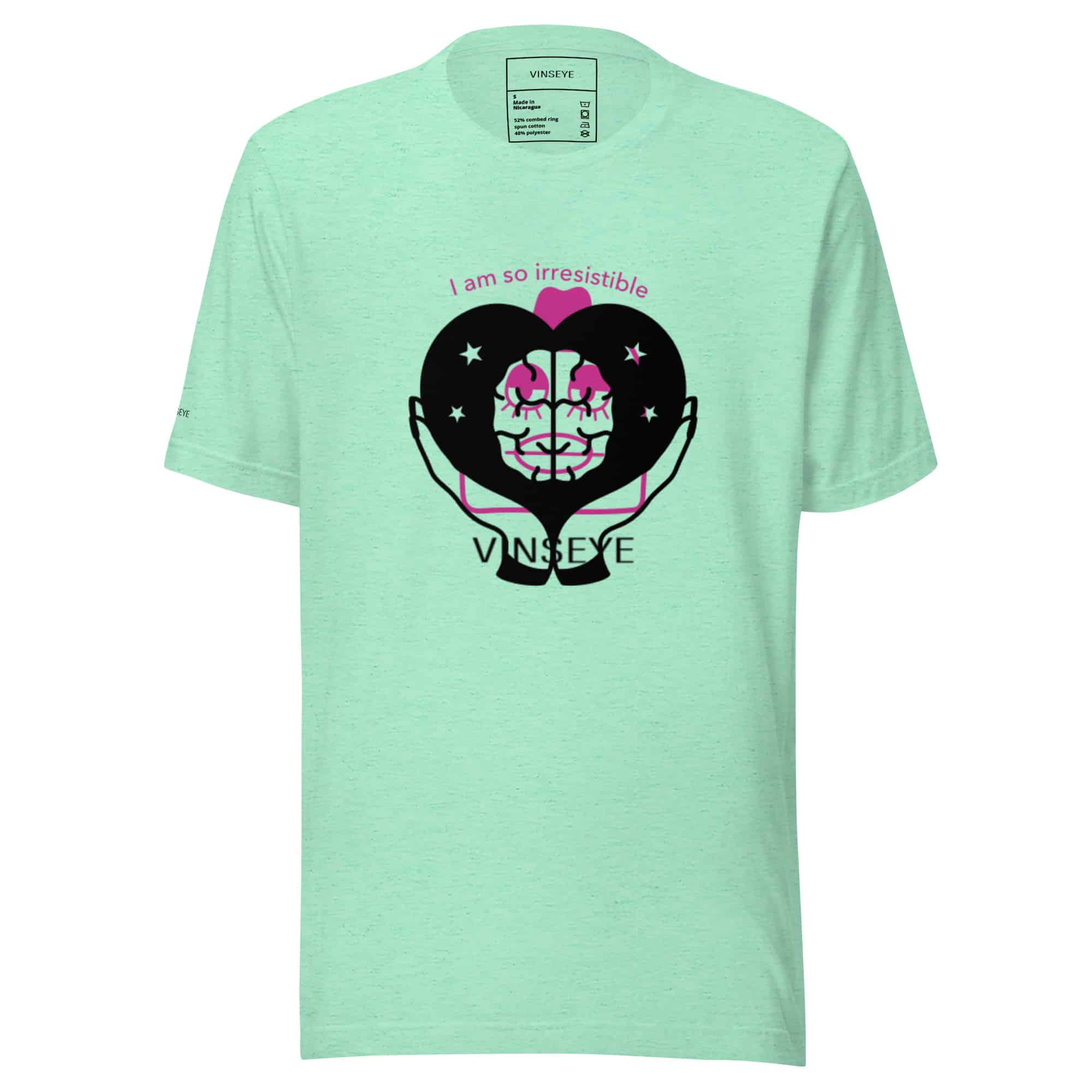 Tee irresistible menthe Vinseye-influensse