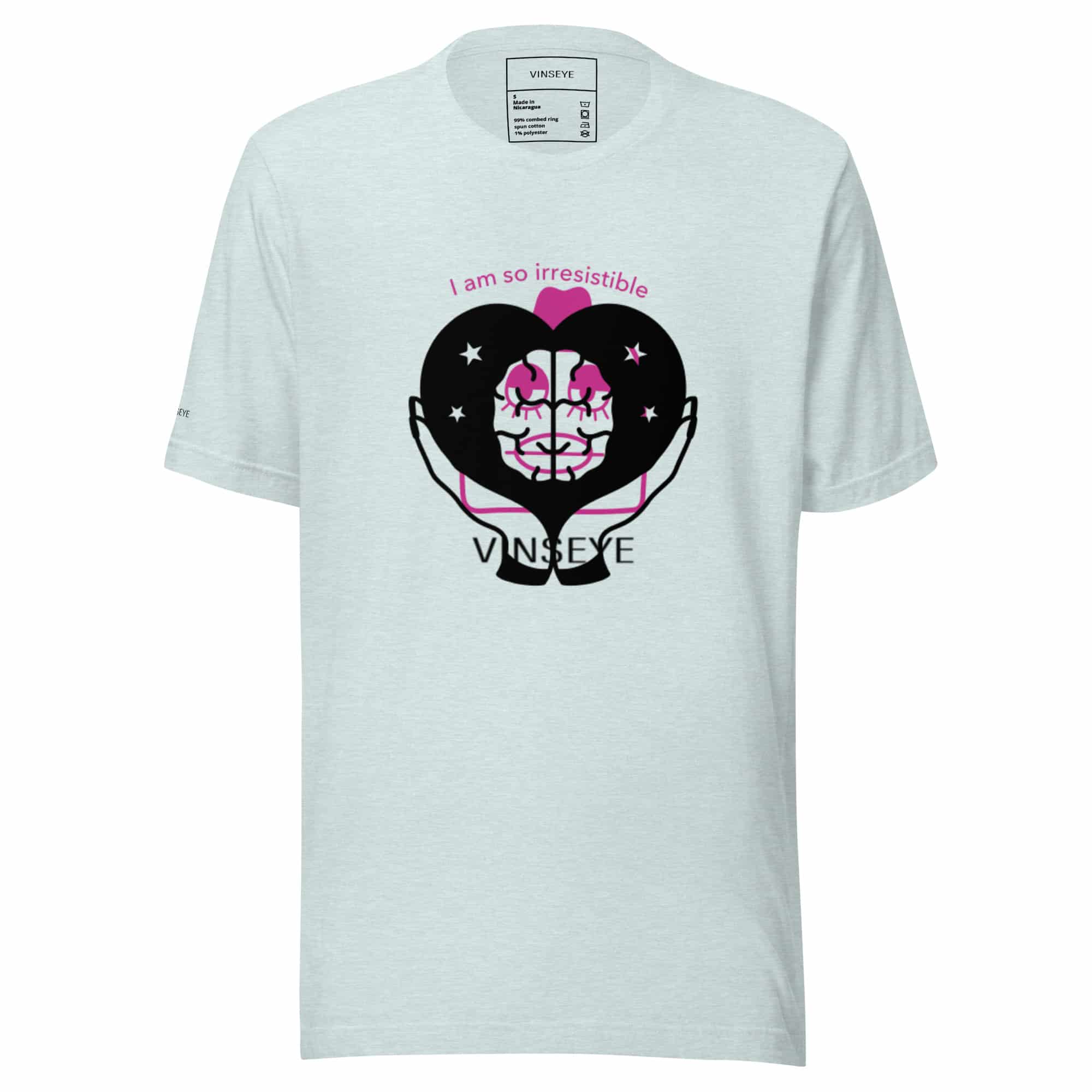 Tee irresistible ice blue Vinseye-influensse