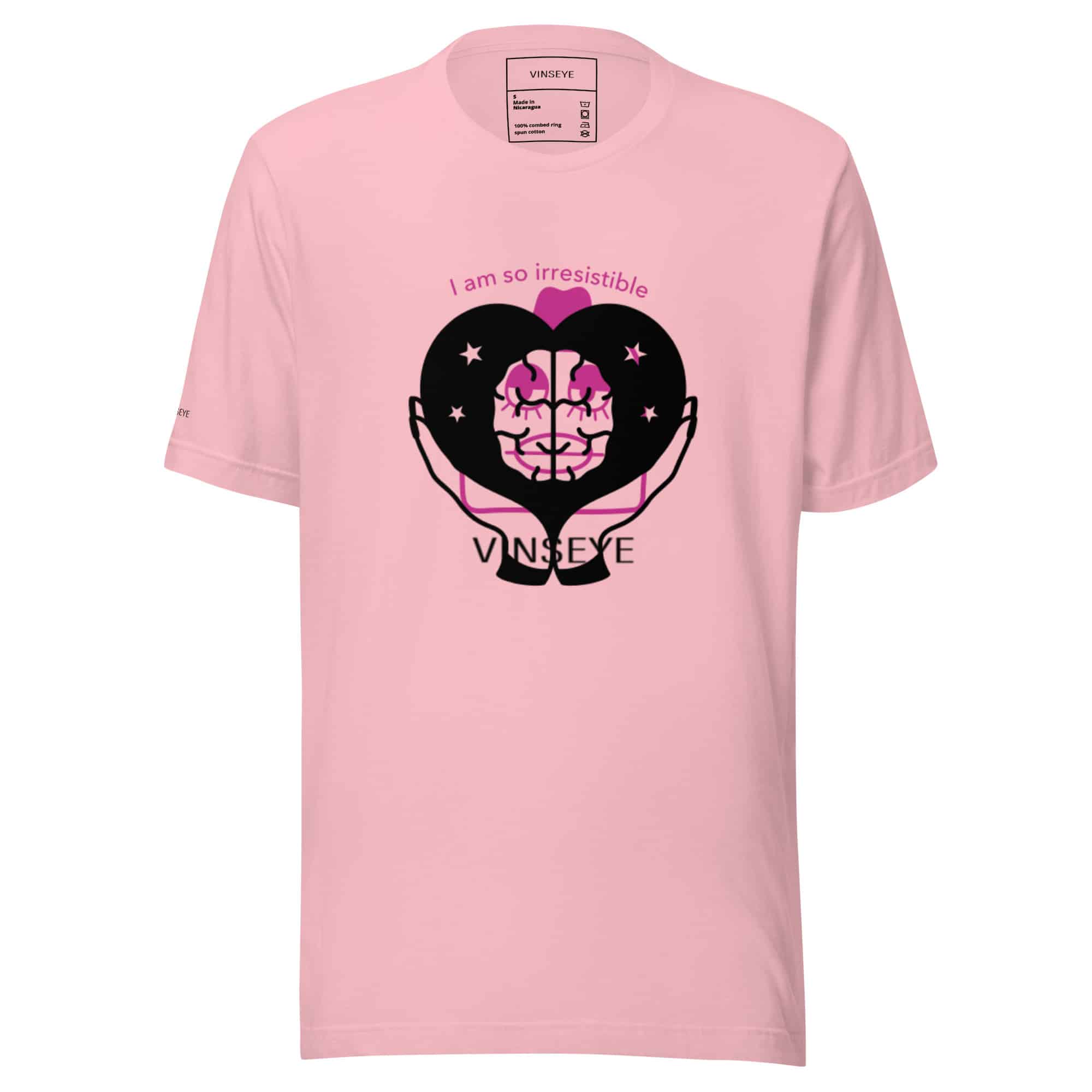 Tee irresistible rose Vinseye-influensse