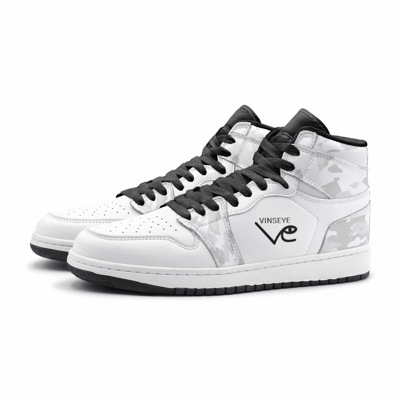 Sneakers TR cuir Camo blanc Vinseye-influensse