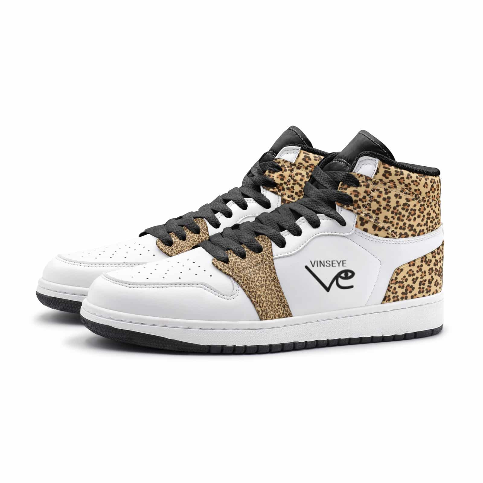 Sneakers Lady TR cuir Animal Vinseye-influensse