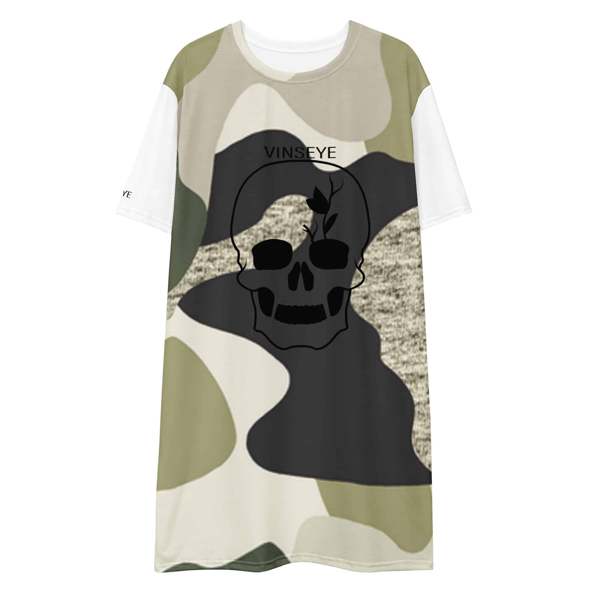 Tee robe ying yang camo army Vinseye-influensse