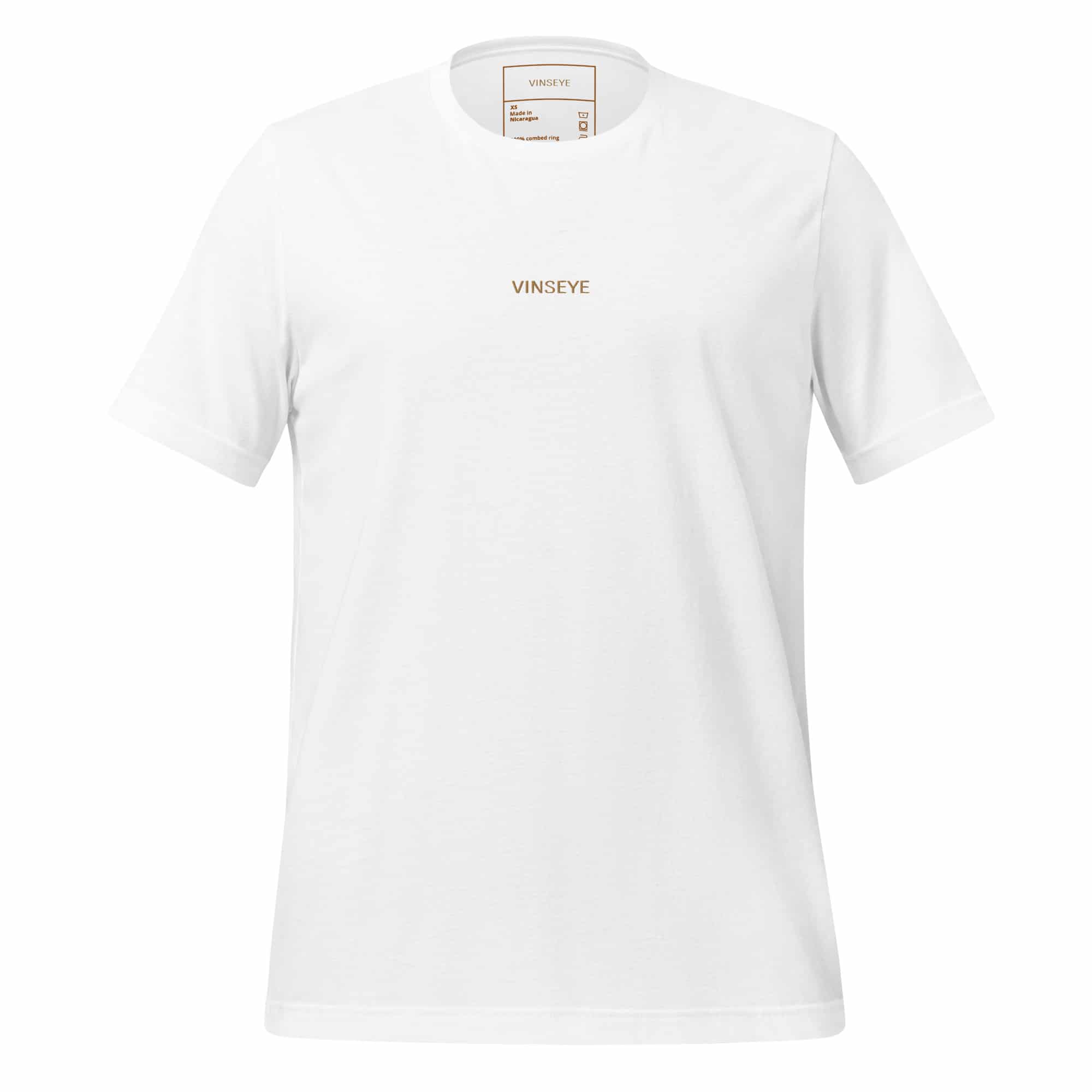 Tee classic blanc rich gold Vinseye-influensse
