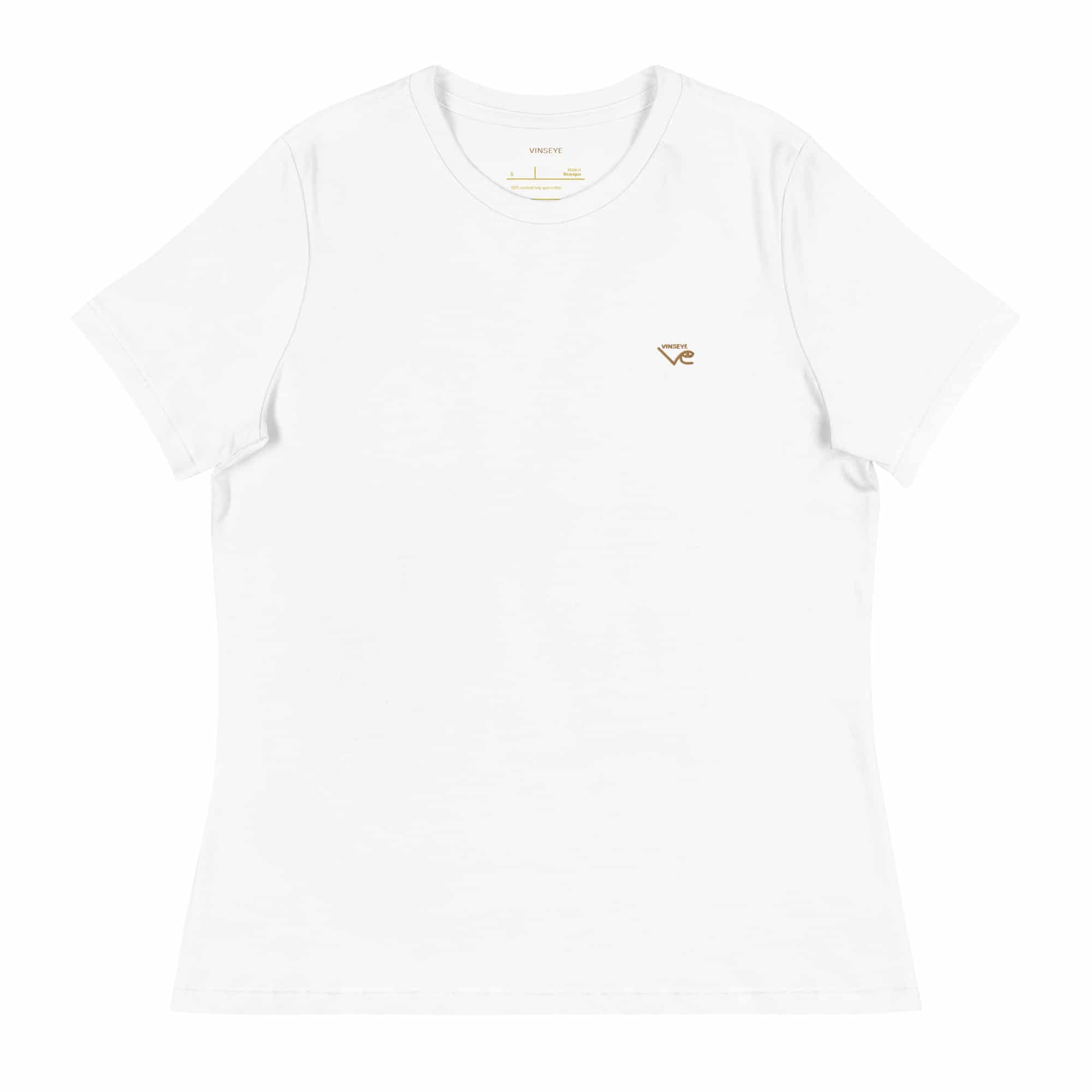 Tee classic blanc old gold Vinseye-influensse
