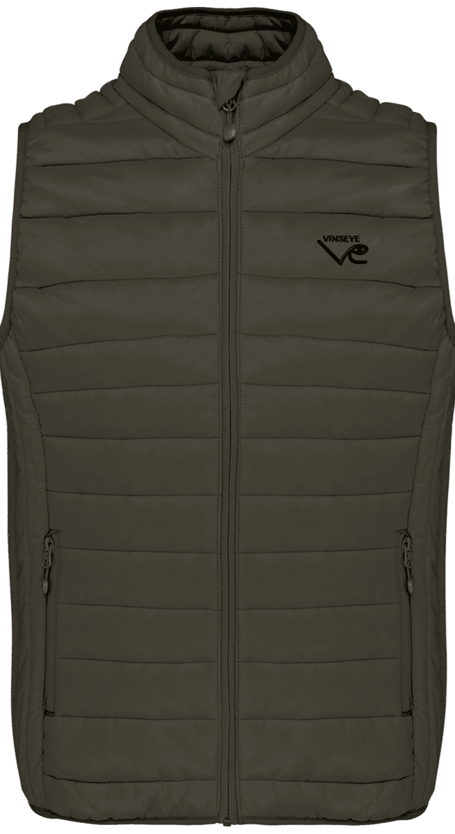 Doudoune sans manches Dark khaki Vinseye-influensse