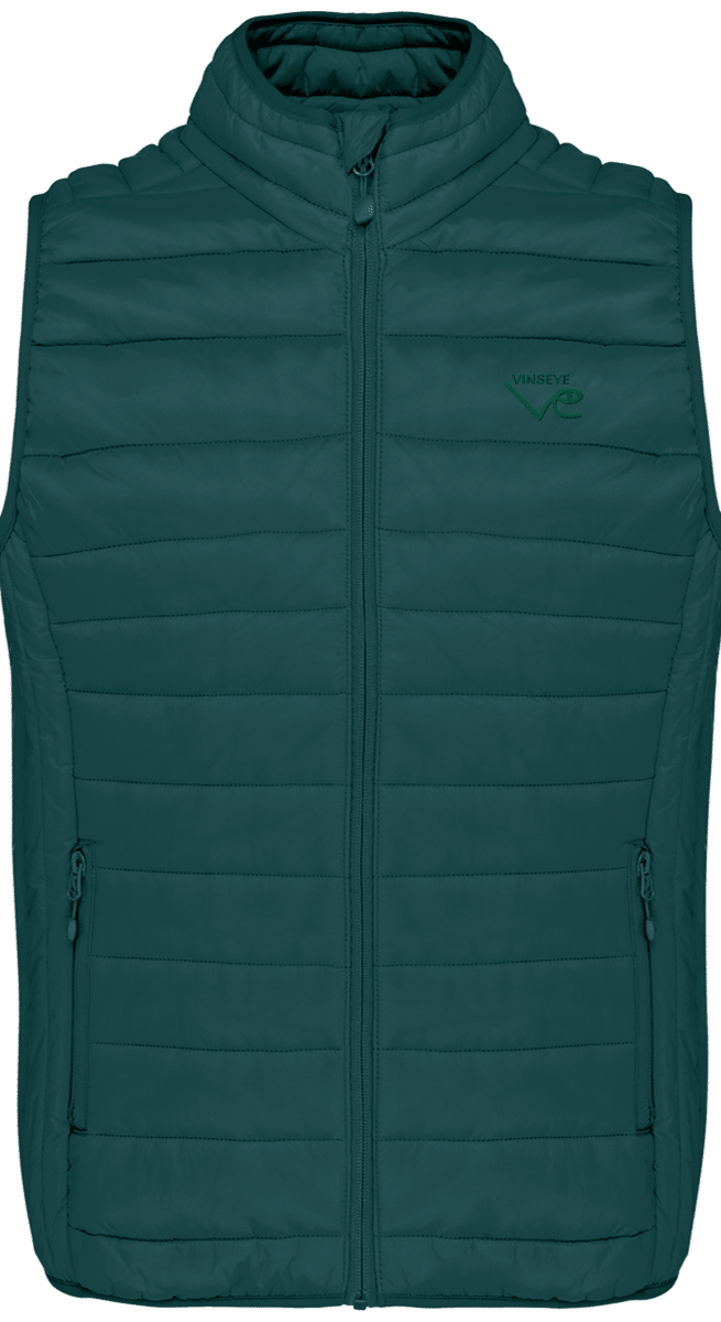 Doudoune sans manches mineral green Vinseye-influensse