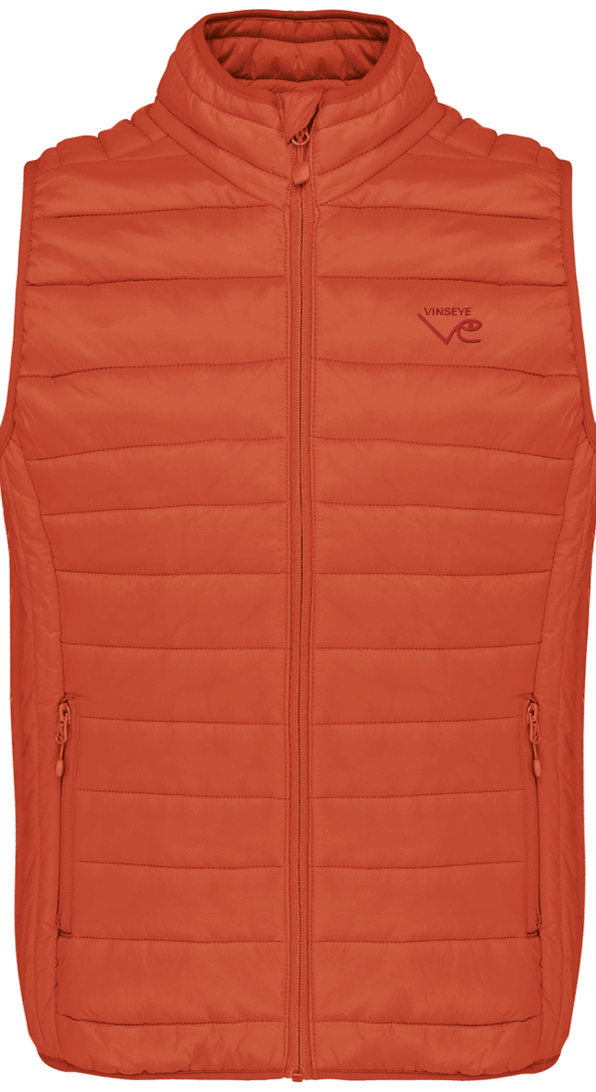 Doudoune sans manches Burnt ochre Vinseye-influensse