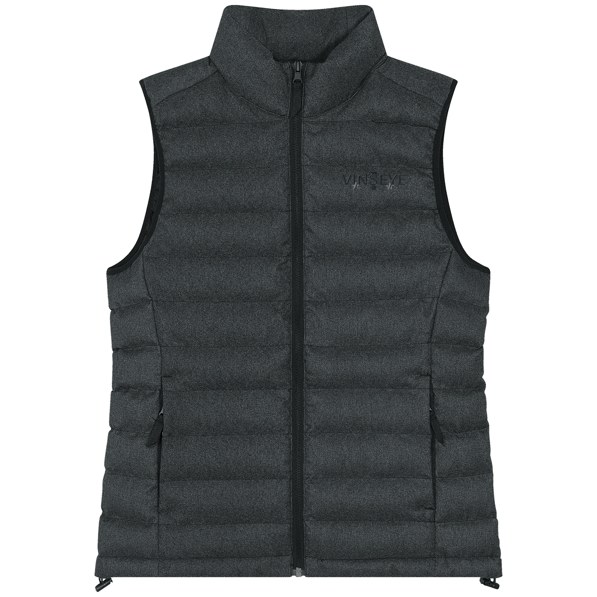 Doudoune STELLA Wool Like Dark Heather Grey Vinseye-influensse