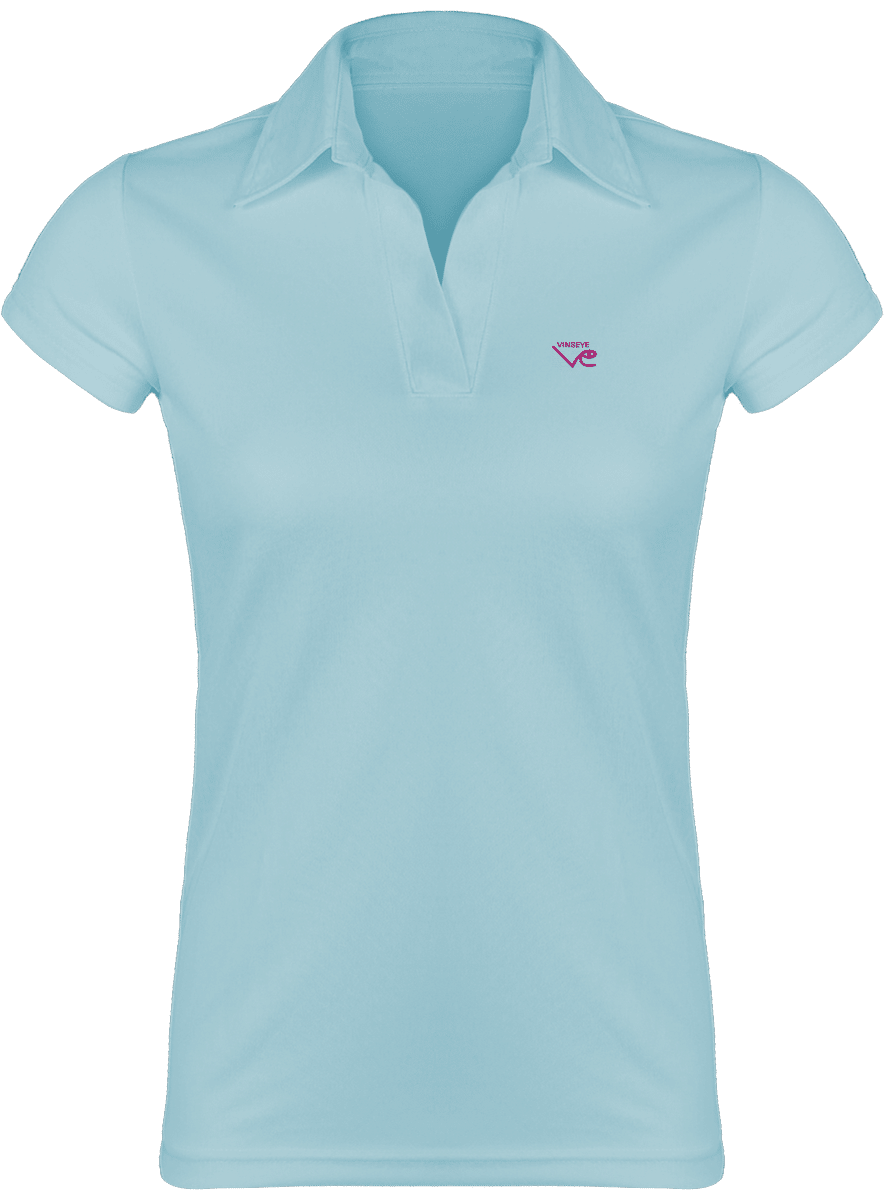 Polo Femme Sport Respirant Ice mint Vinseye-influensse