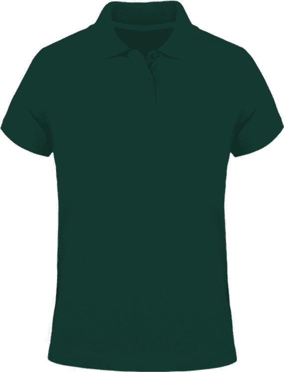 Polo coton piqué Forest green Vinseye-influensse