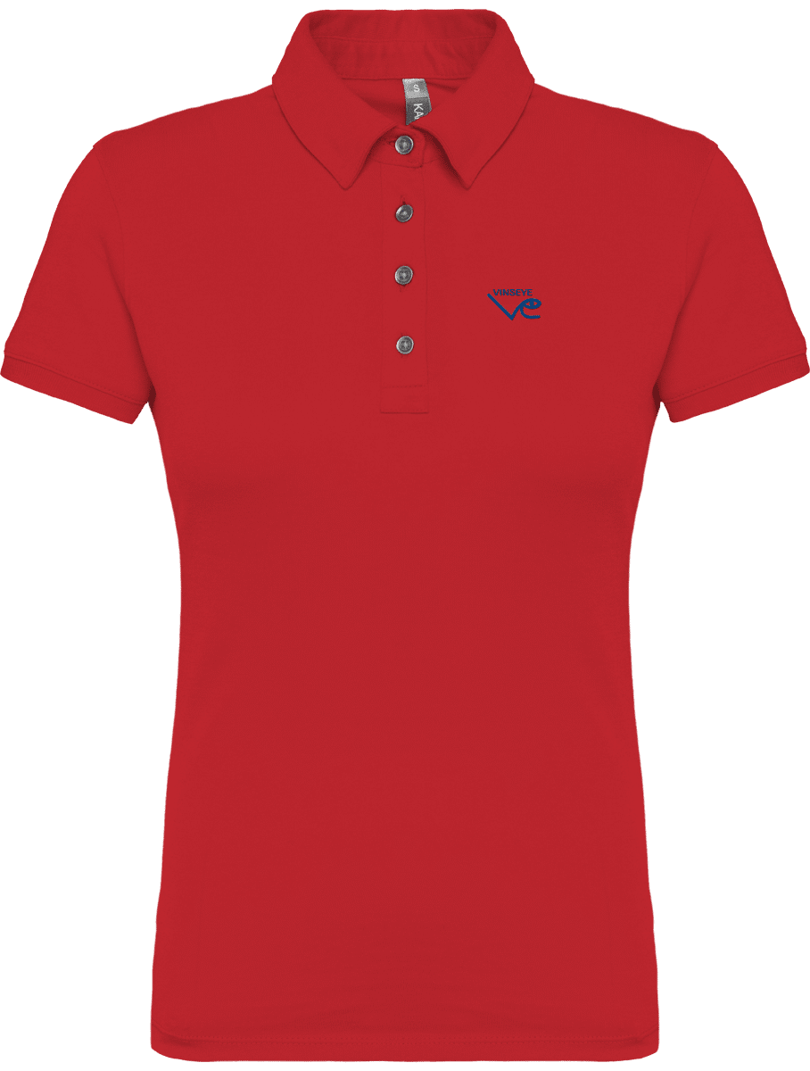 Polo Jersey rouge Vinseye-influensse