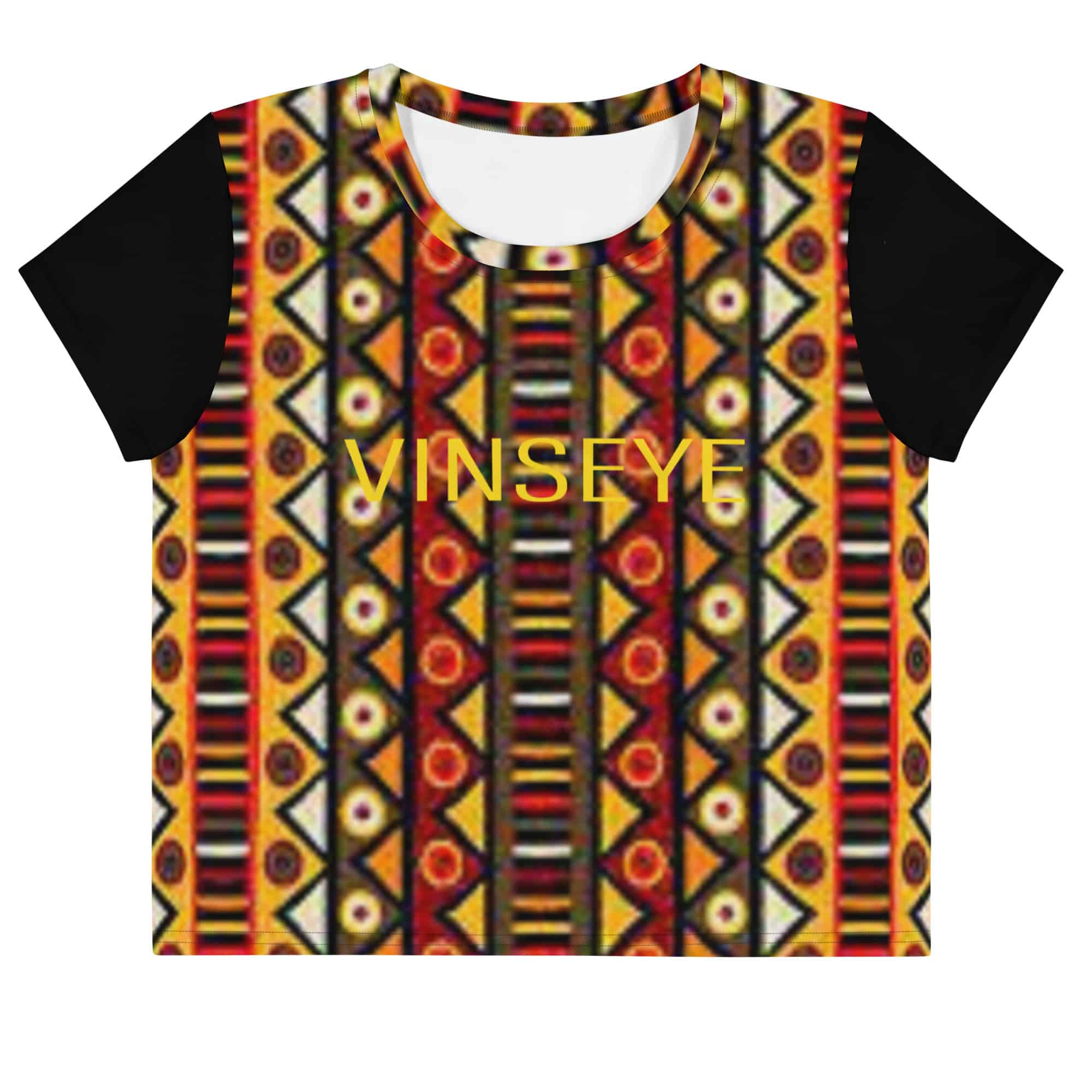 Crop top ethni gold Vinseye-influensse