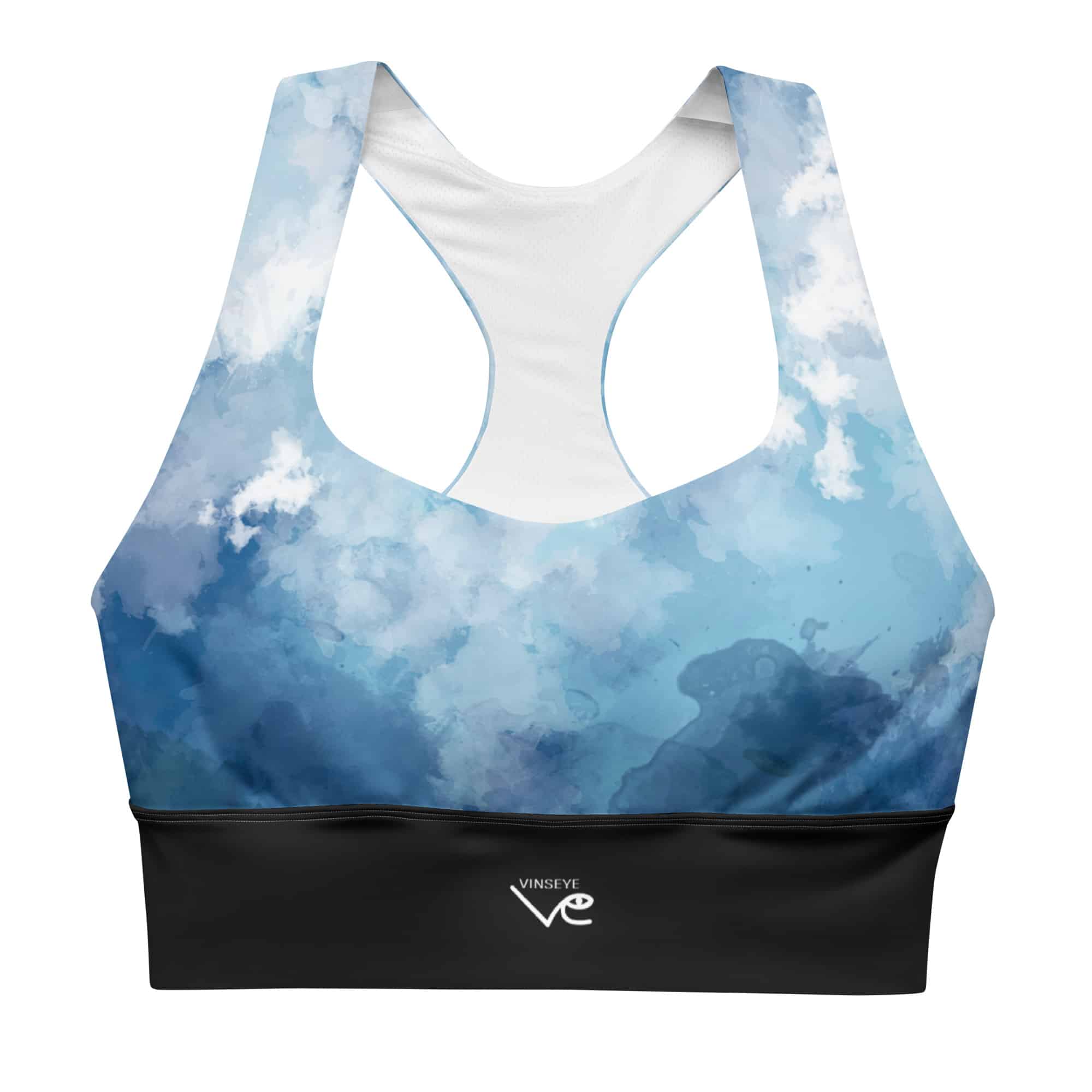 Brassière de sport longue water color clair Vinseye-influensse