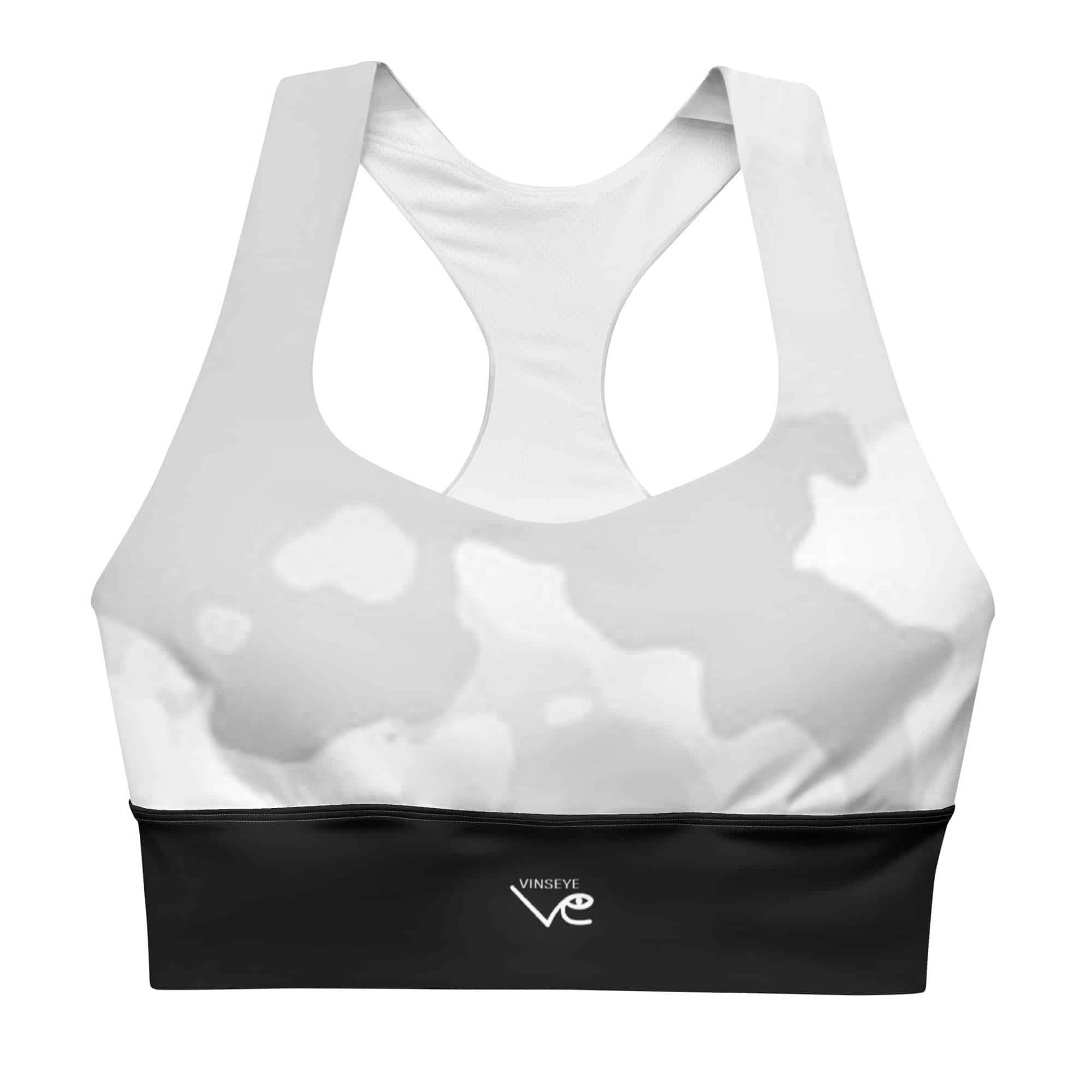 Brassière de sport longue camo blanc Vinseye-influensse