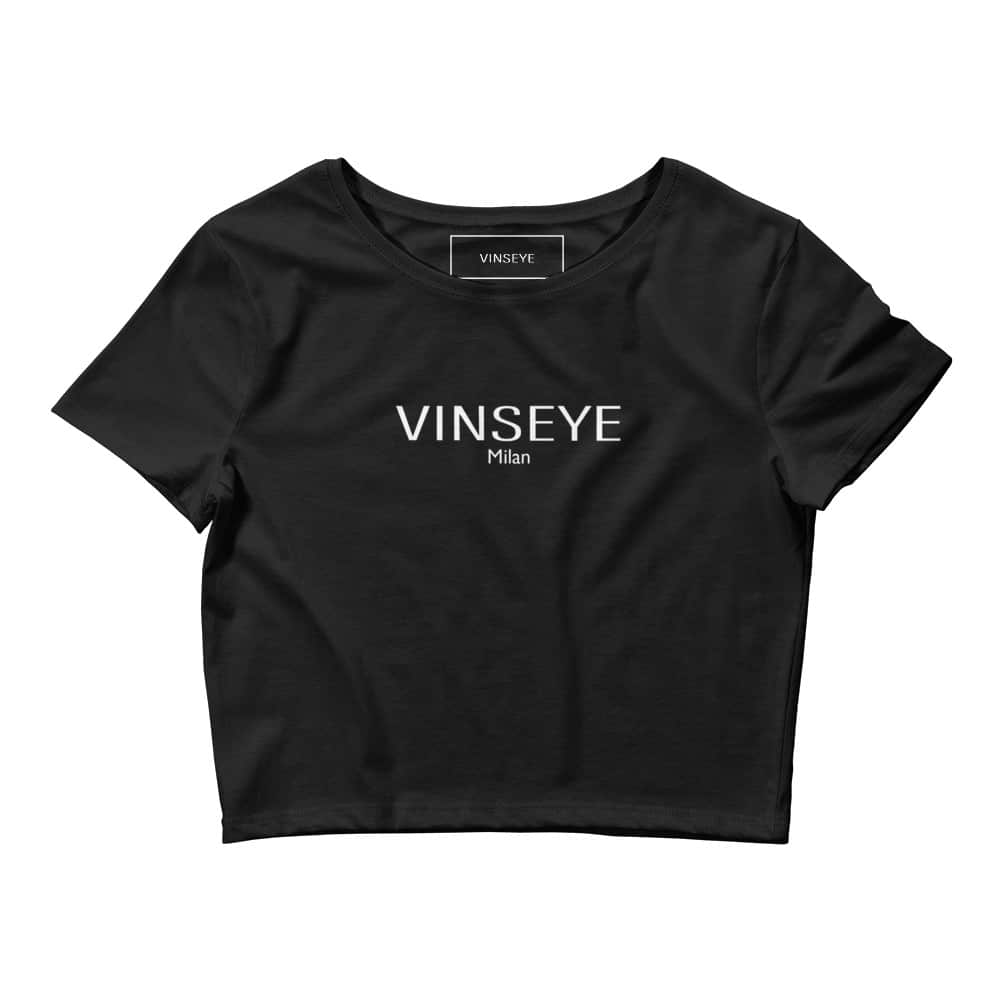 Crop top Ltd Milan noir Vinseye-influensse