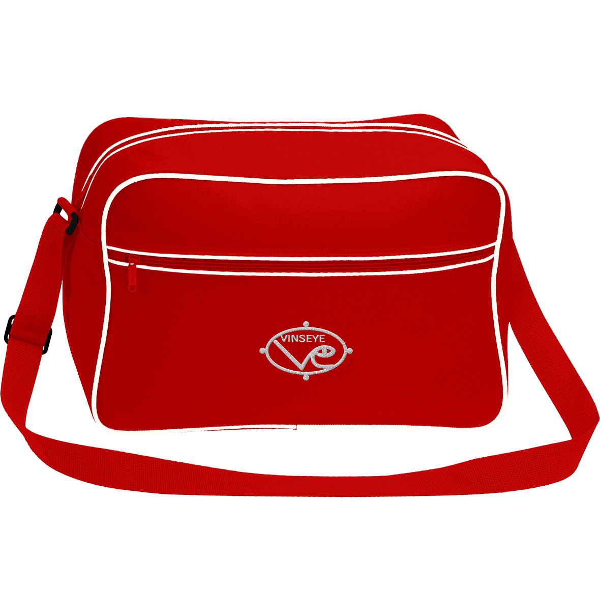 Sac à bandoulière Rétro classic red blanc Vinseye-influensse