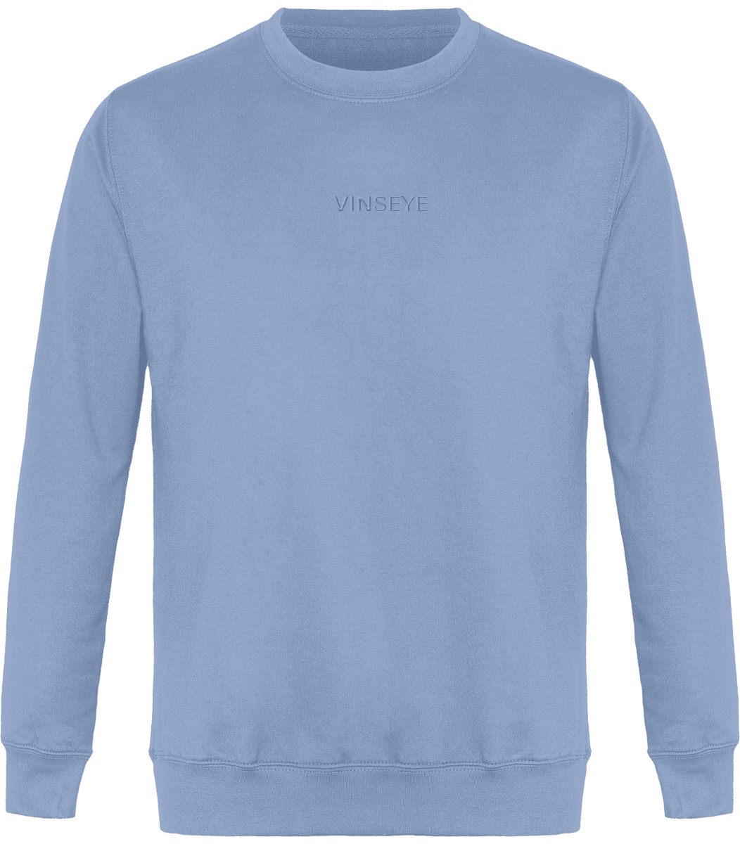 Sweat Col Rond sky blue Vinseye-influensse