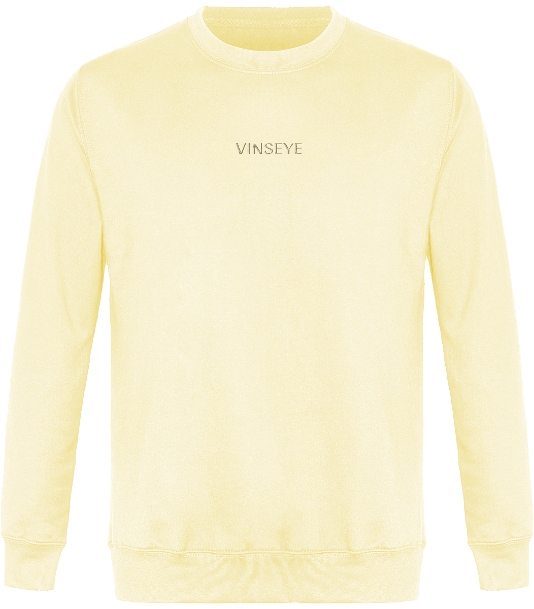 Sweat Col Rond Straw yellow Vinseye-influensse