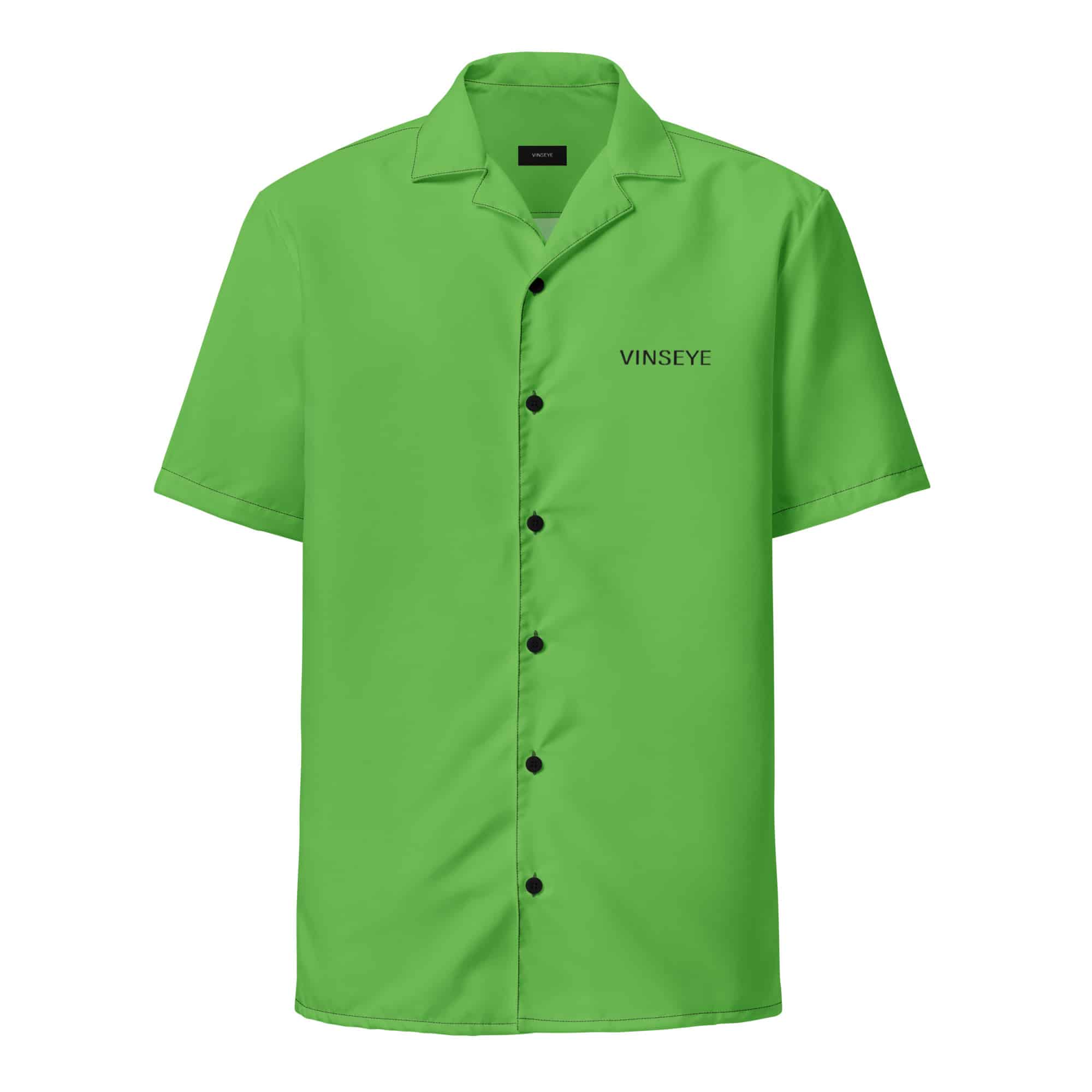 Chemise manches courtes Kelly green Vinseye-influensse