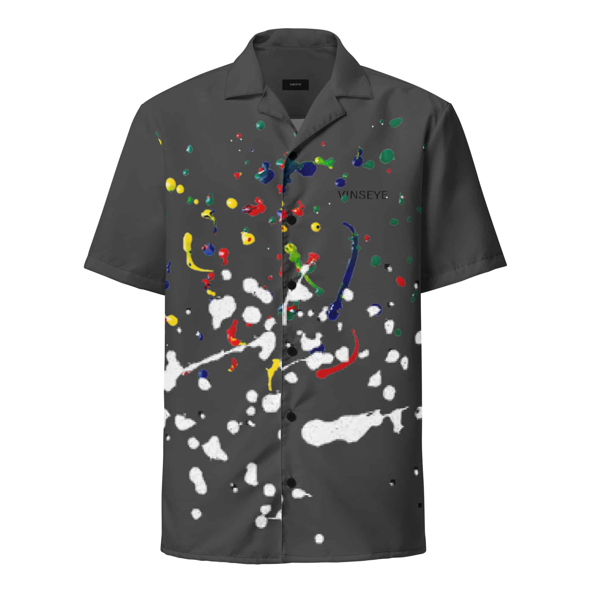 Chemise manches courtes Paint Eclipse Vinseye-influensse